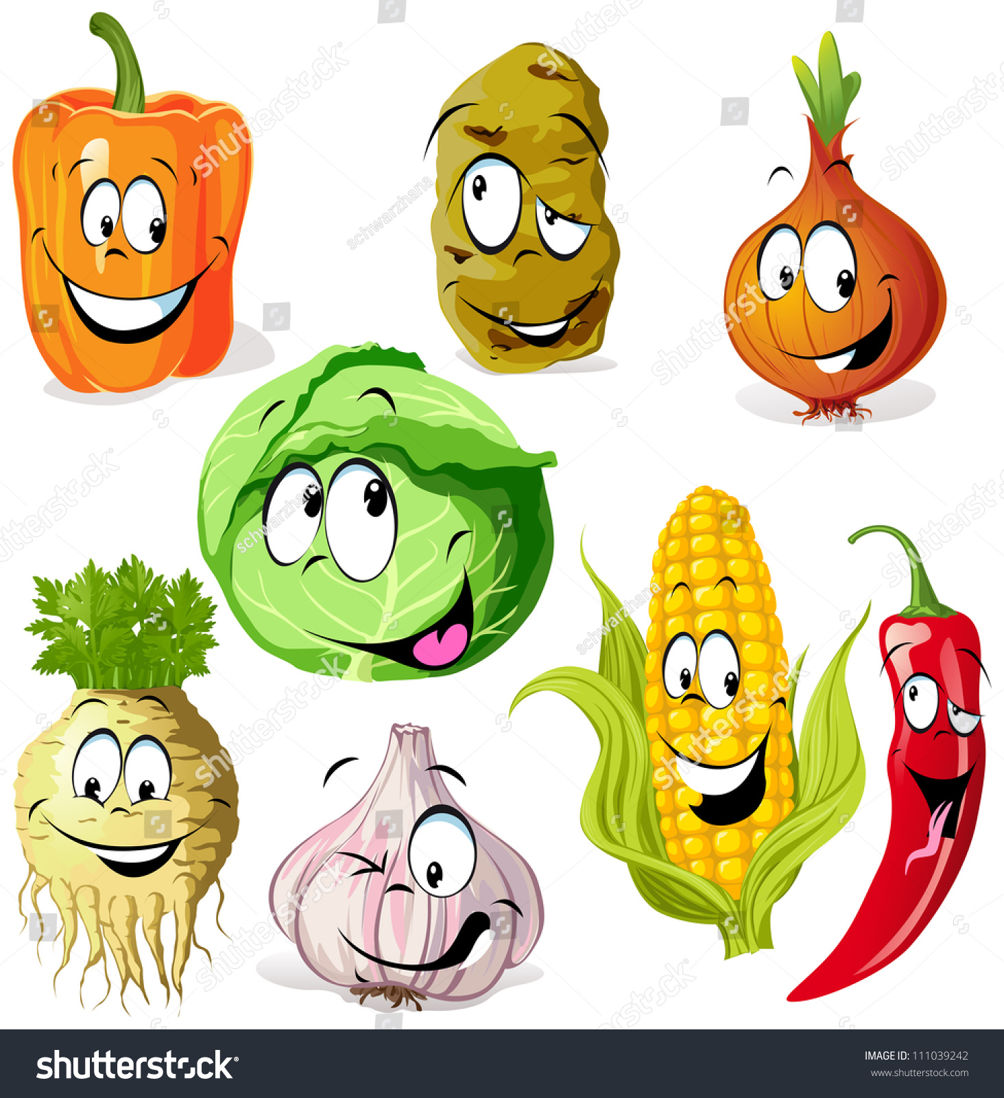 animated vegetables clipart - photo #49