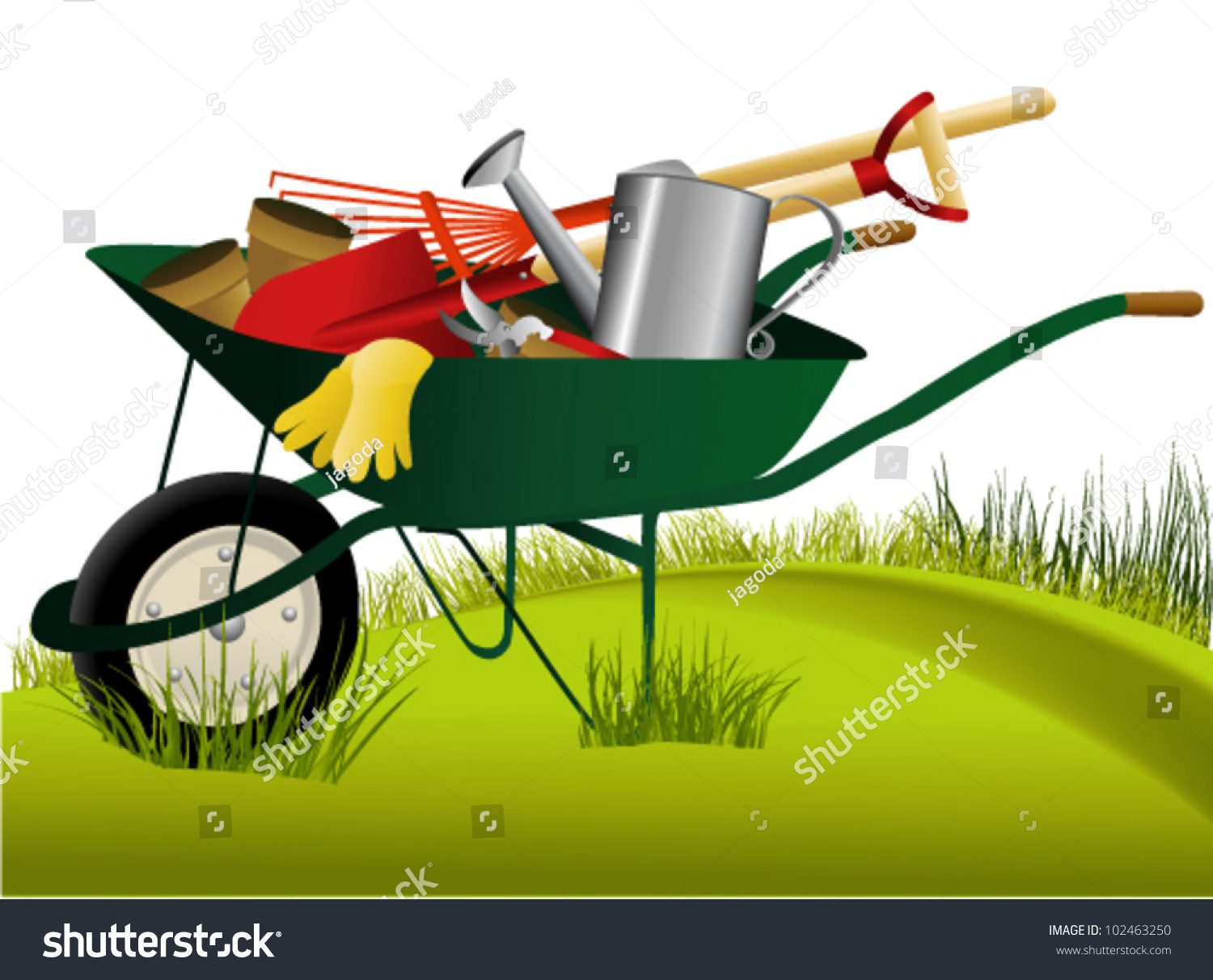 clipart pictures of gardening tools - photo #42