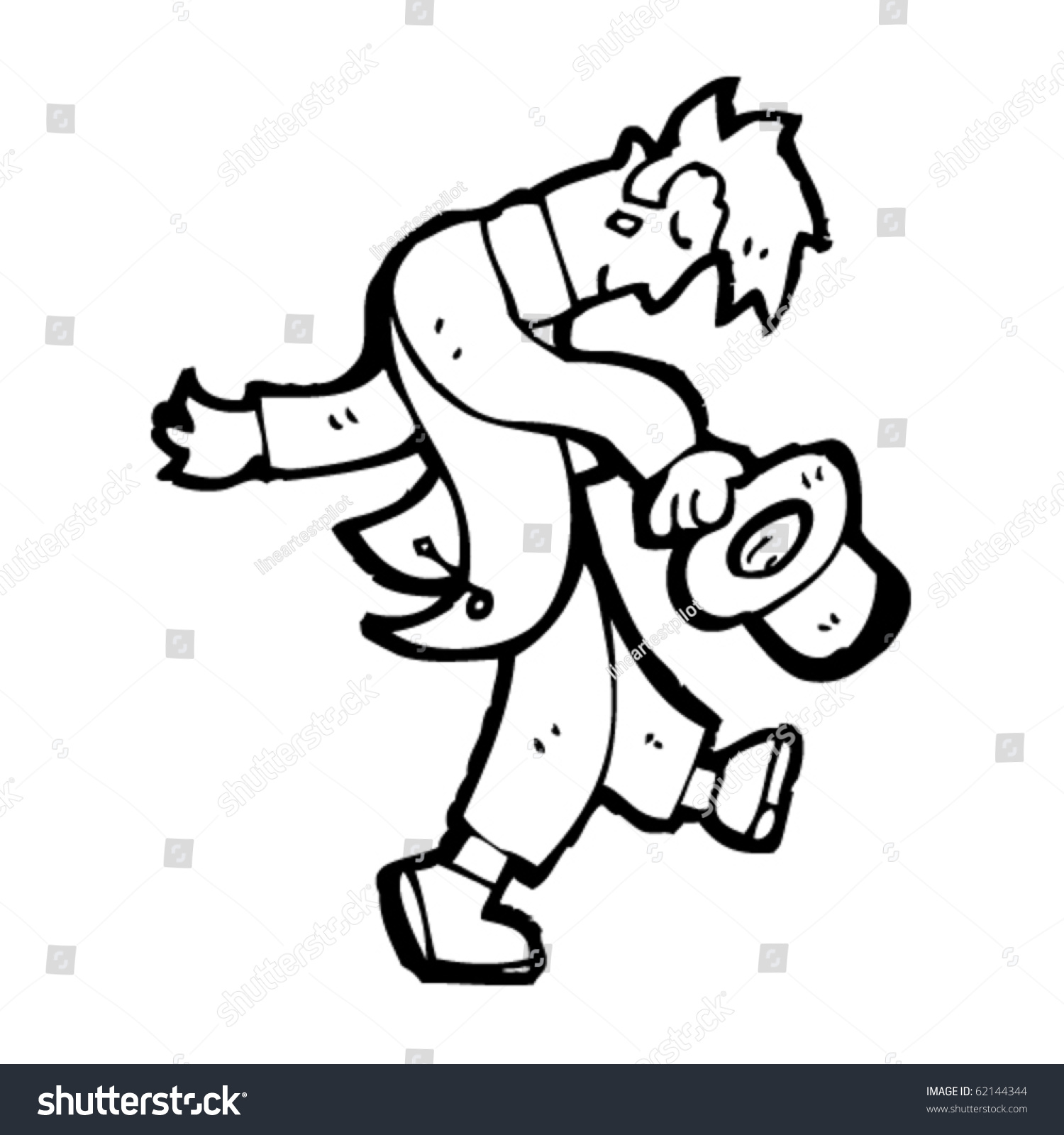 Gentleman Cartoon Stock Vector Illustration 62144344 : Shutterstock