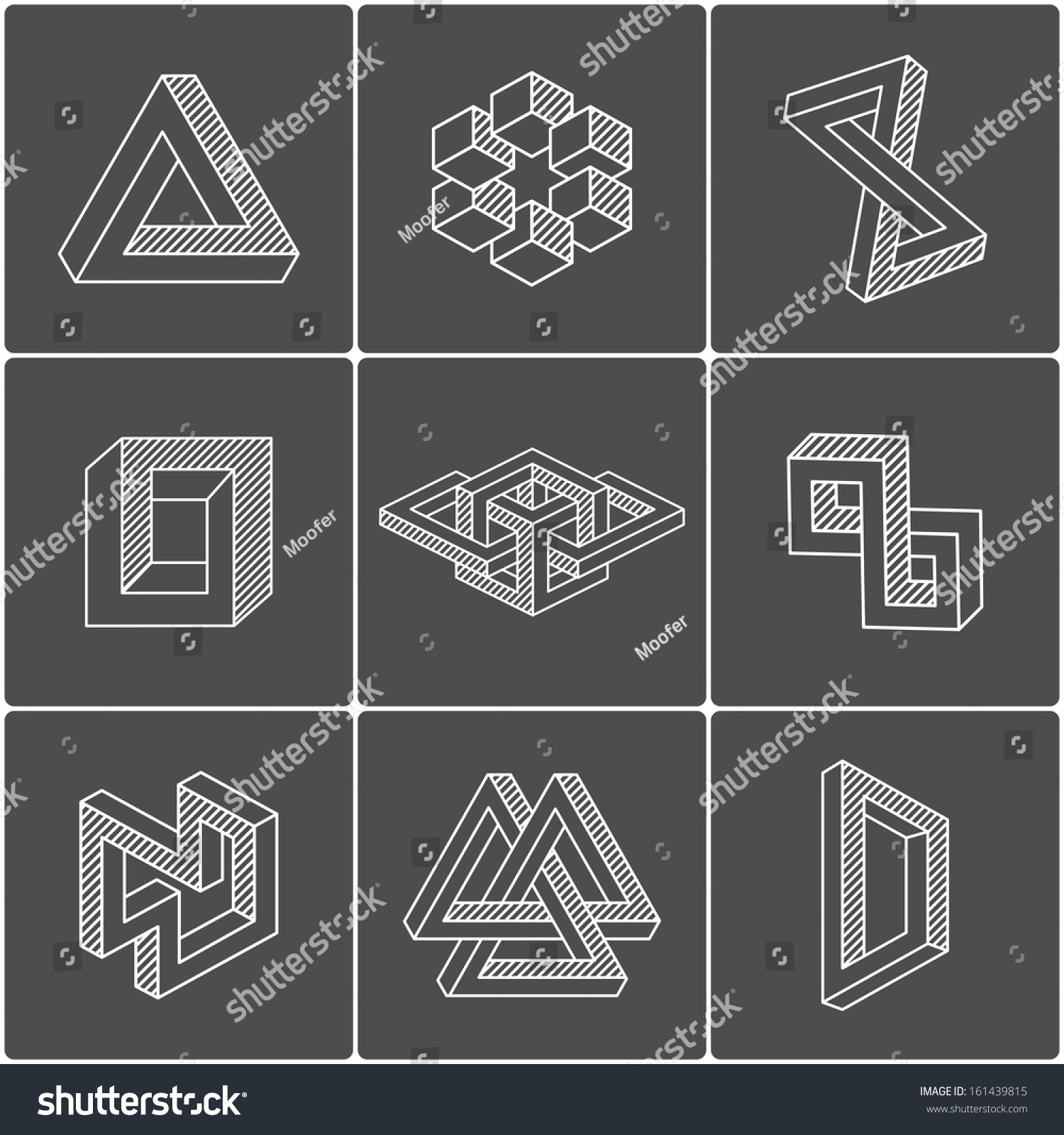 Geometric Optical Illusion Shapes Logo Identity Stock ...
Optical Illusion Logo