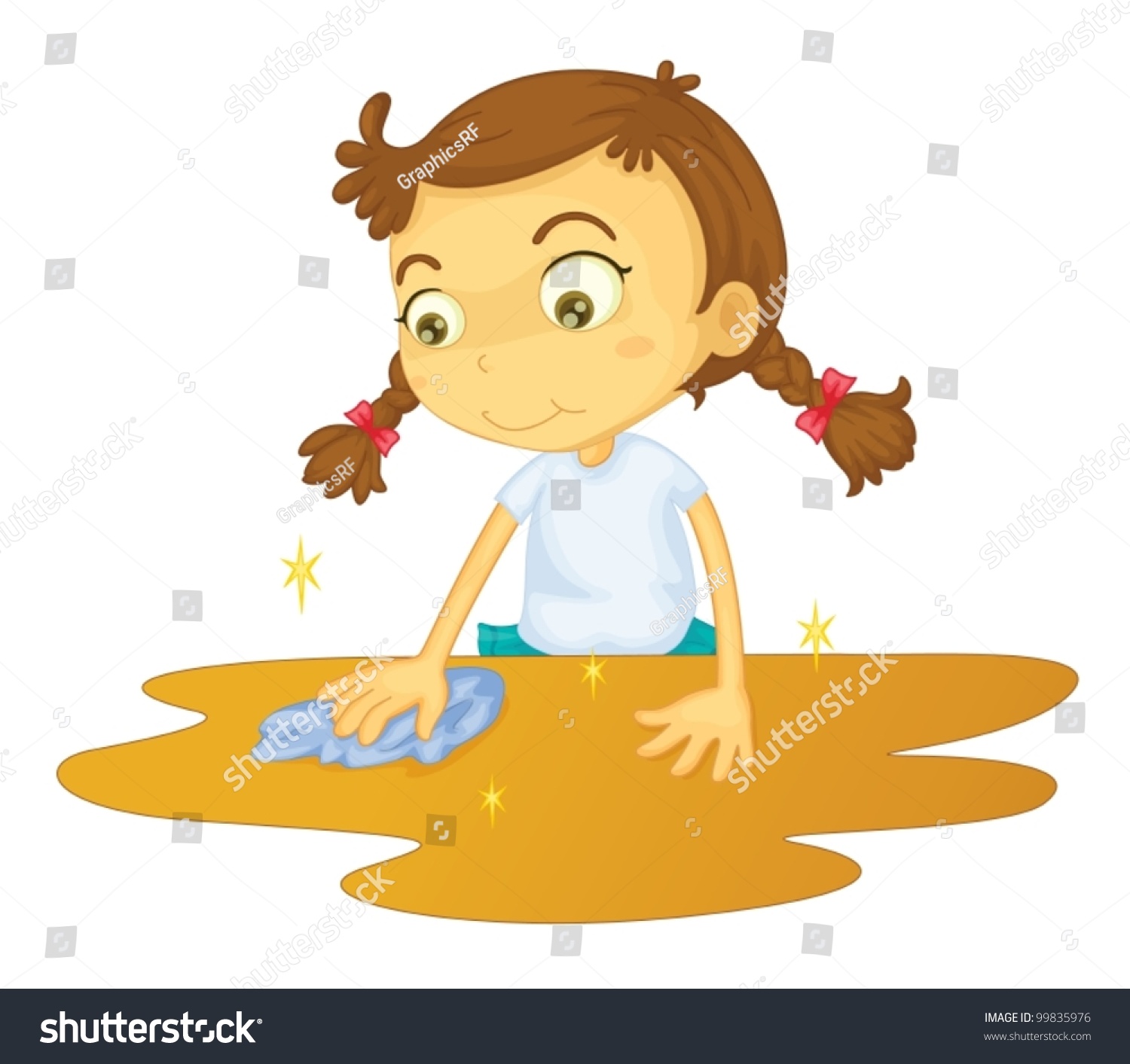 girl cleaning clipart - photo #34
