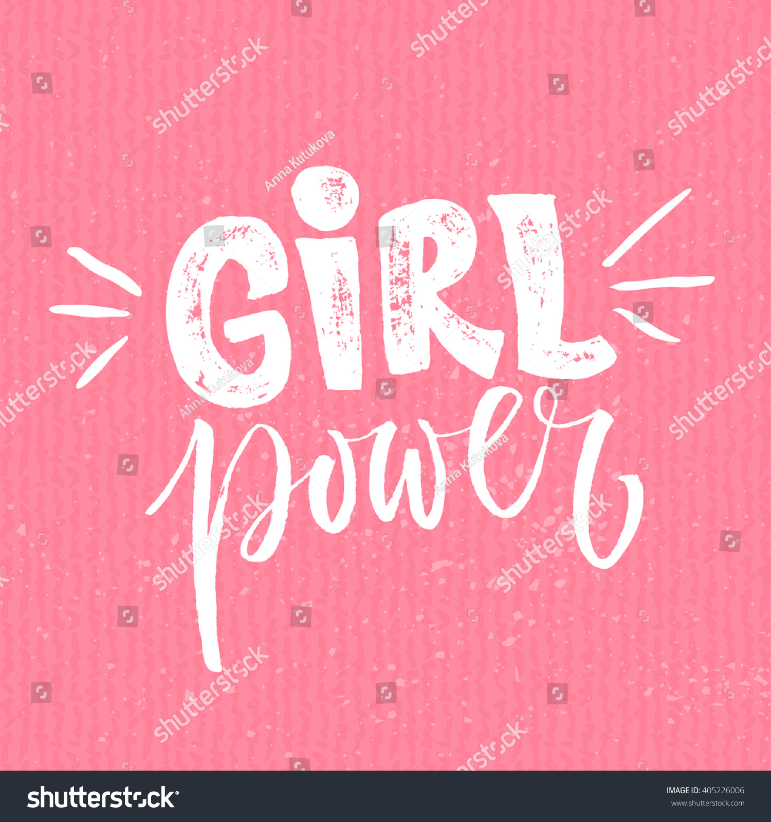 Girl Power Feminism Quote Woman Motivational Slogan Feminist Saying