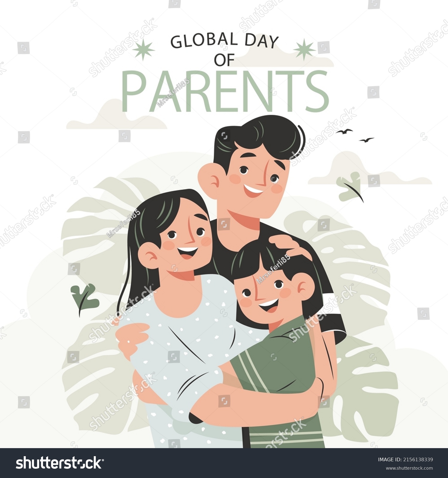 Global Day Parents Illustration Stock Vector Royalty Free