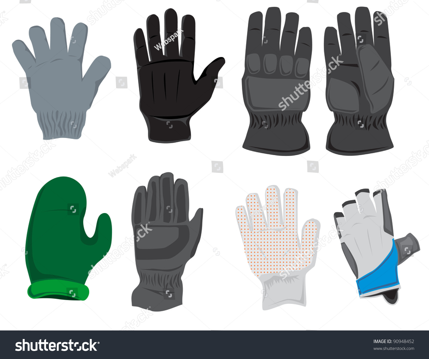 football gloves clipart - photo #30
