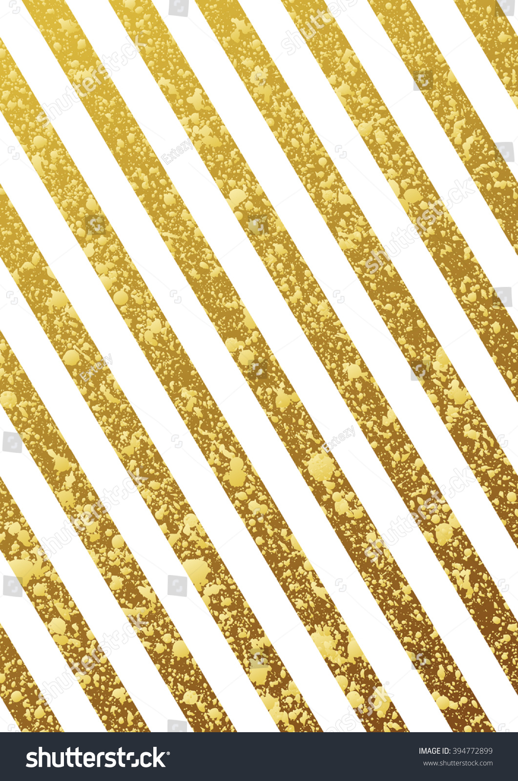 Gold Vector Glittering Lines Pattern On White Background Diagonal