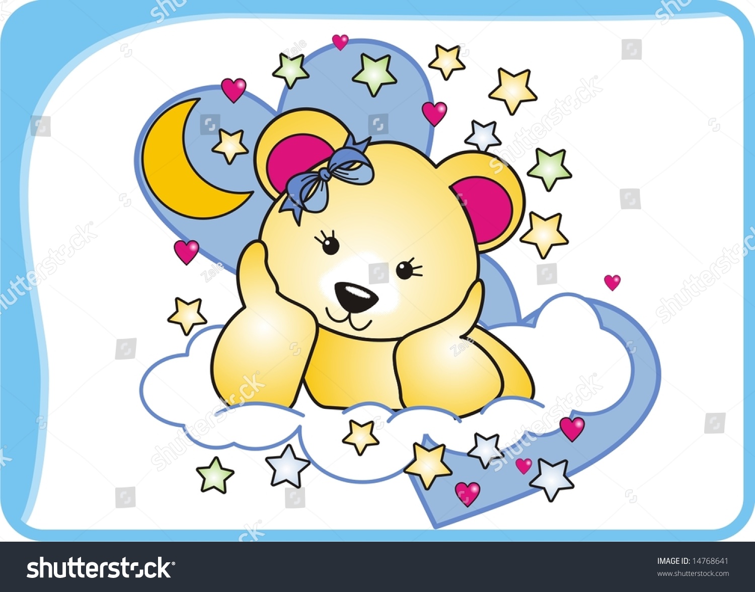 Good Night Stock Vector Illustration 14768641 : Shutterstock
