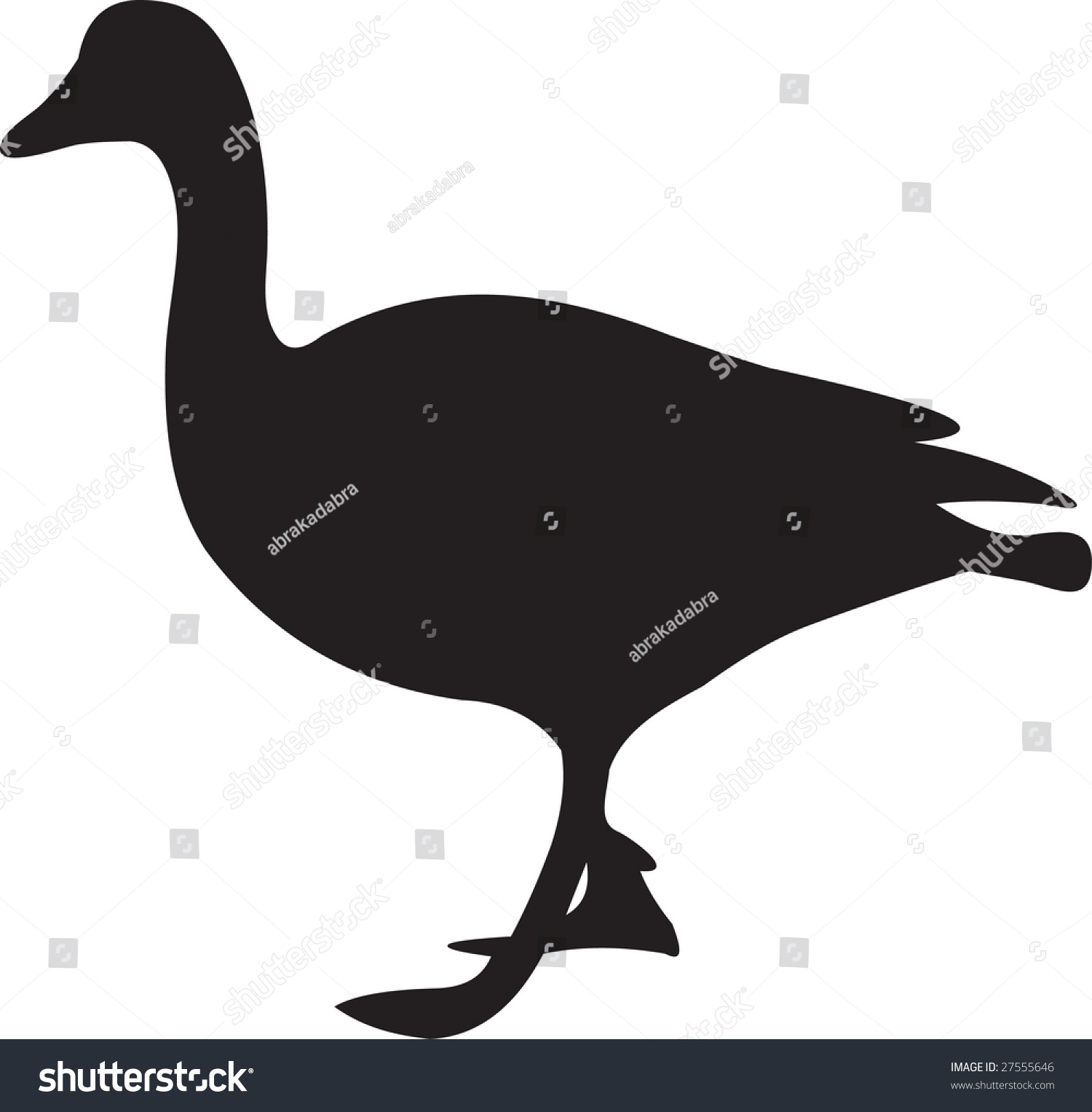 Goose Vector - 27555646 : Shutterstock