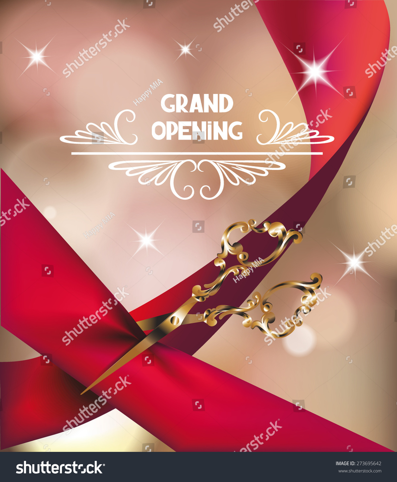 Grand Opening Invitation Card Template