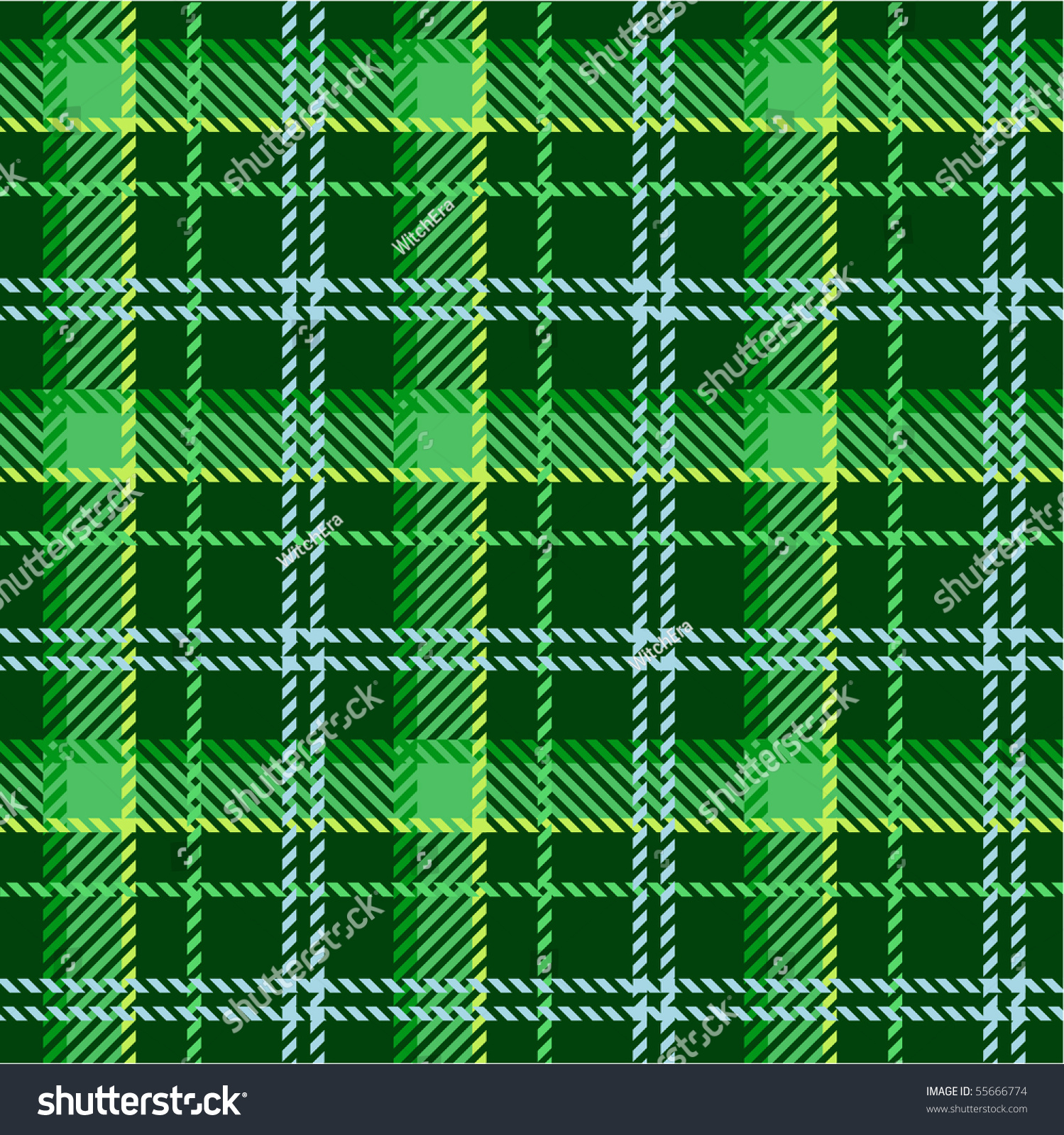 Green Plaid Pattern Stock Vector Illustration 55666774 Shutterstock