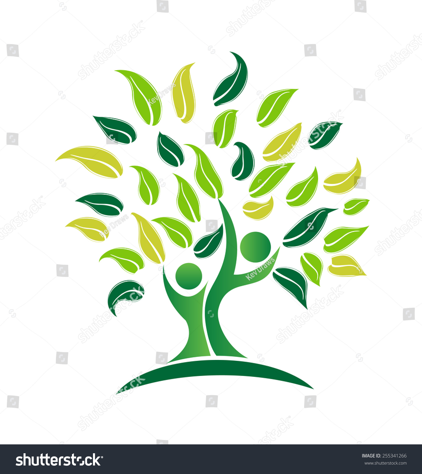 Green Tree Vector Design Graphic Icon Logo Template 255341266 Shutterstock Green Tree Vector Logo Design Template Stock Vector More Images Of 2015 465664290 Istock