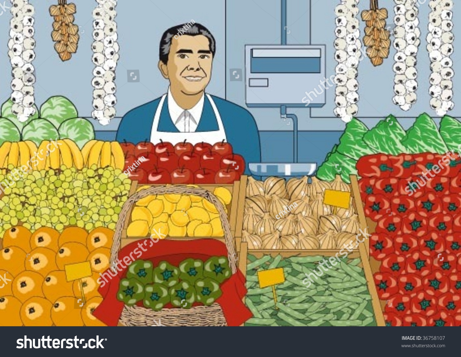 greengrocer clipart - photo #7