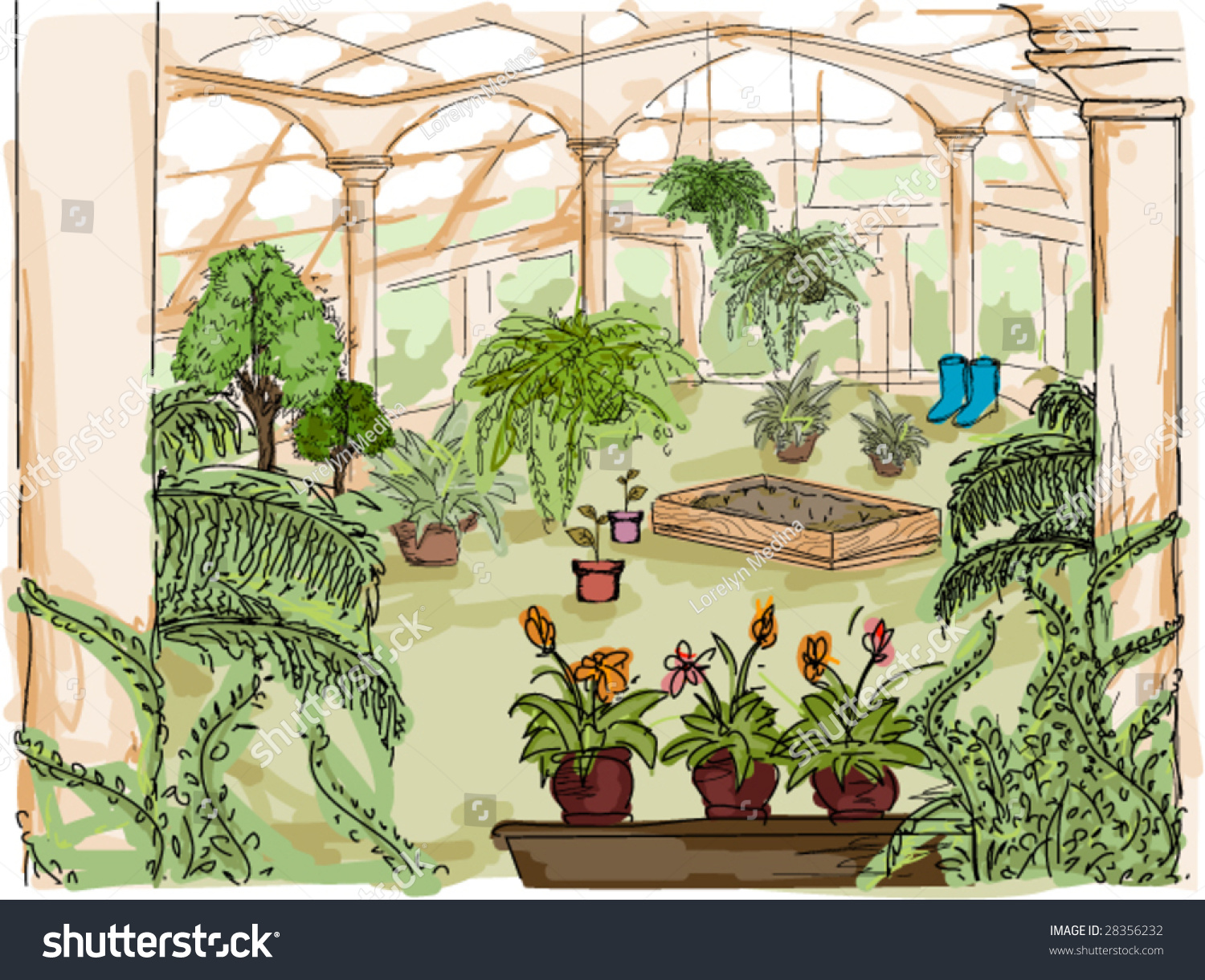 free clip art greenhouse - photo #36