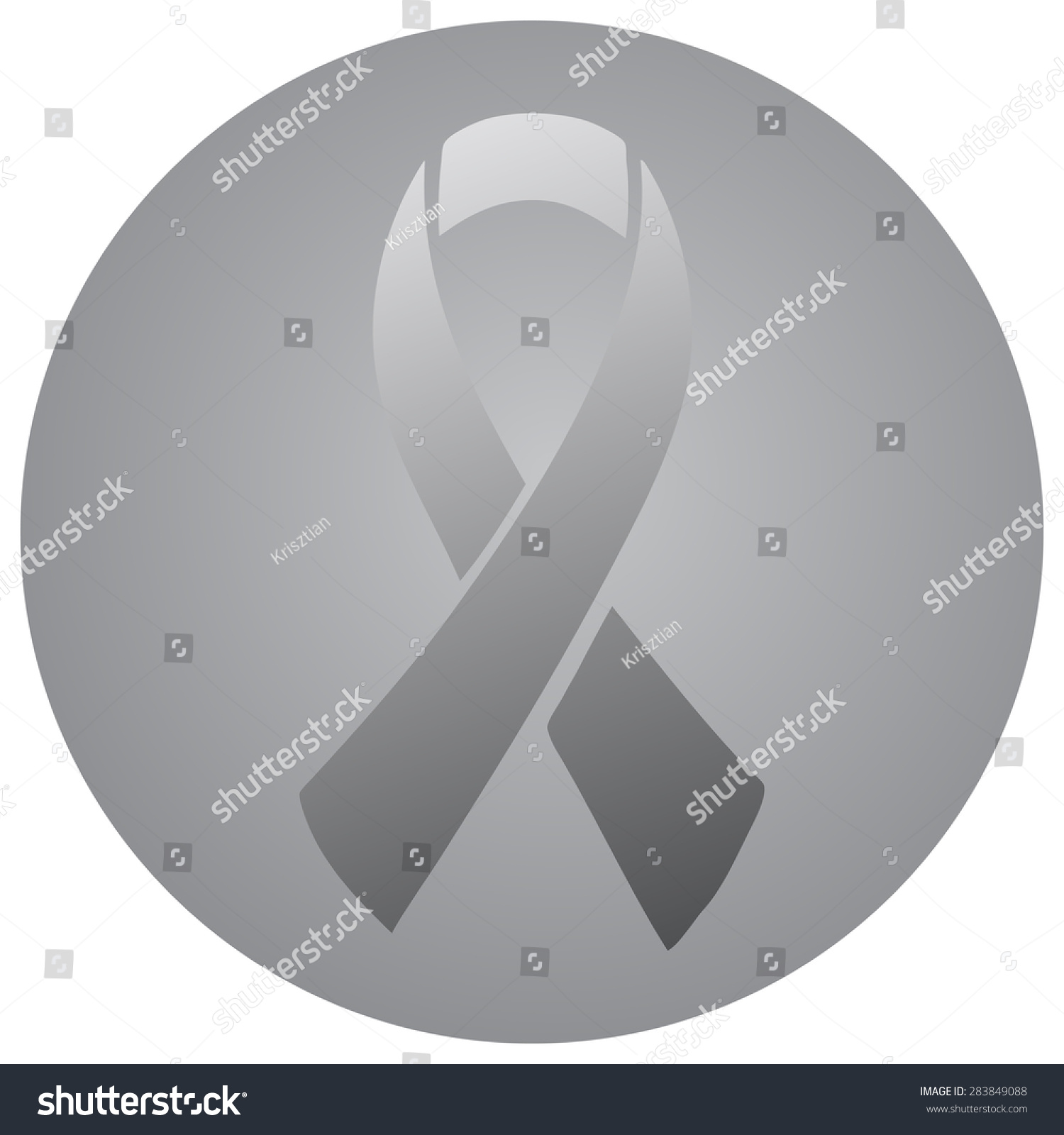 Grey Ribbon As Symbol Of Borderline Personality Disorder Diabetes