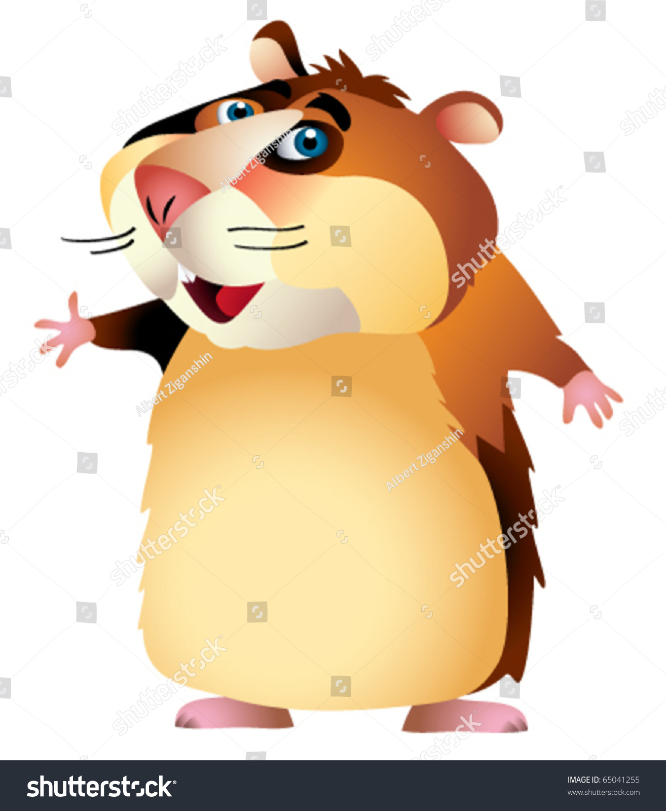 Guinea Pig Stock Vector Illustration 65041255 : Shutterstock