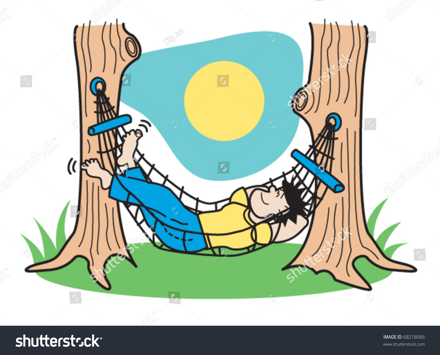 clipart man in hammock - photo #21