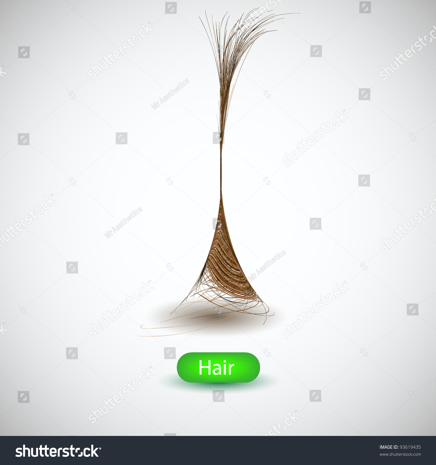 Hair Background. Vector Illustration - 93619435 : Shutterstock