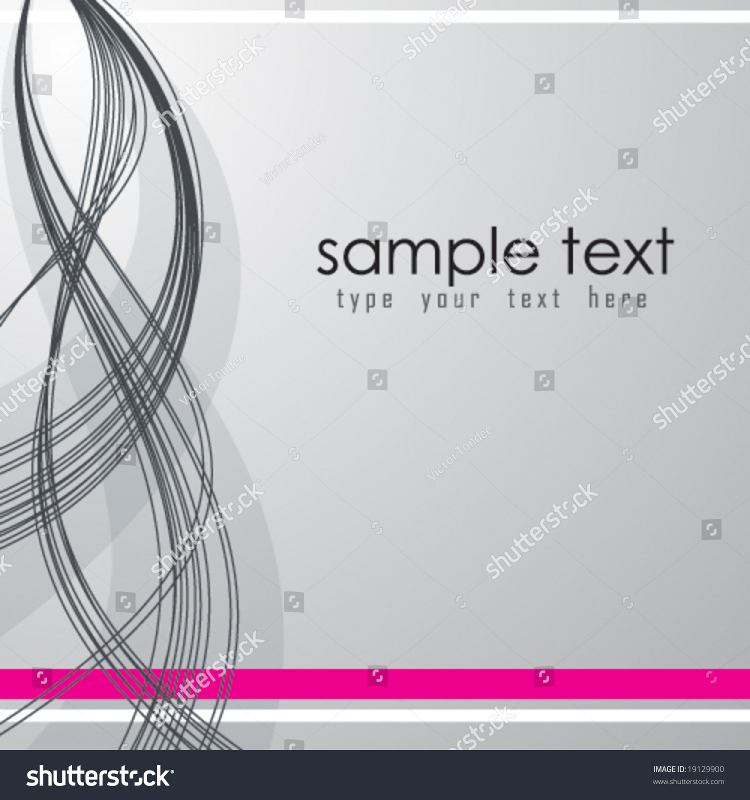 Hair Style Background Stock Vector Illustration 19129900 : Shutterstock