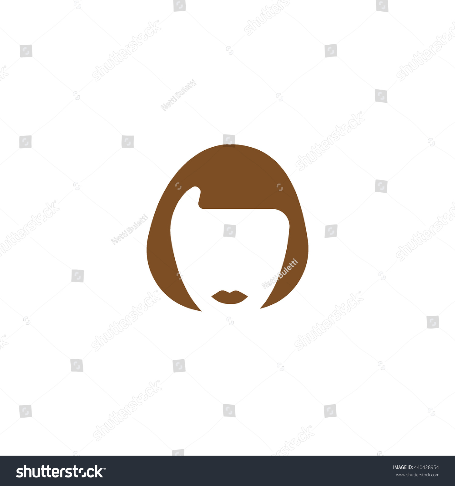 Hairdresser, A Beauty Salon, An Icon Stock Vector Illustration