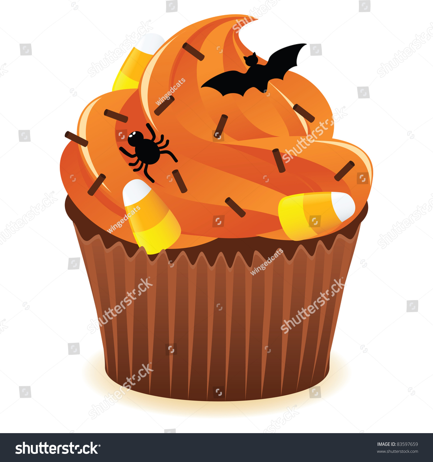 free halloween cupcake clipart - photo #42