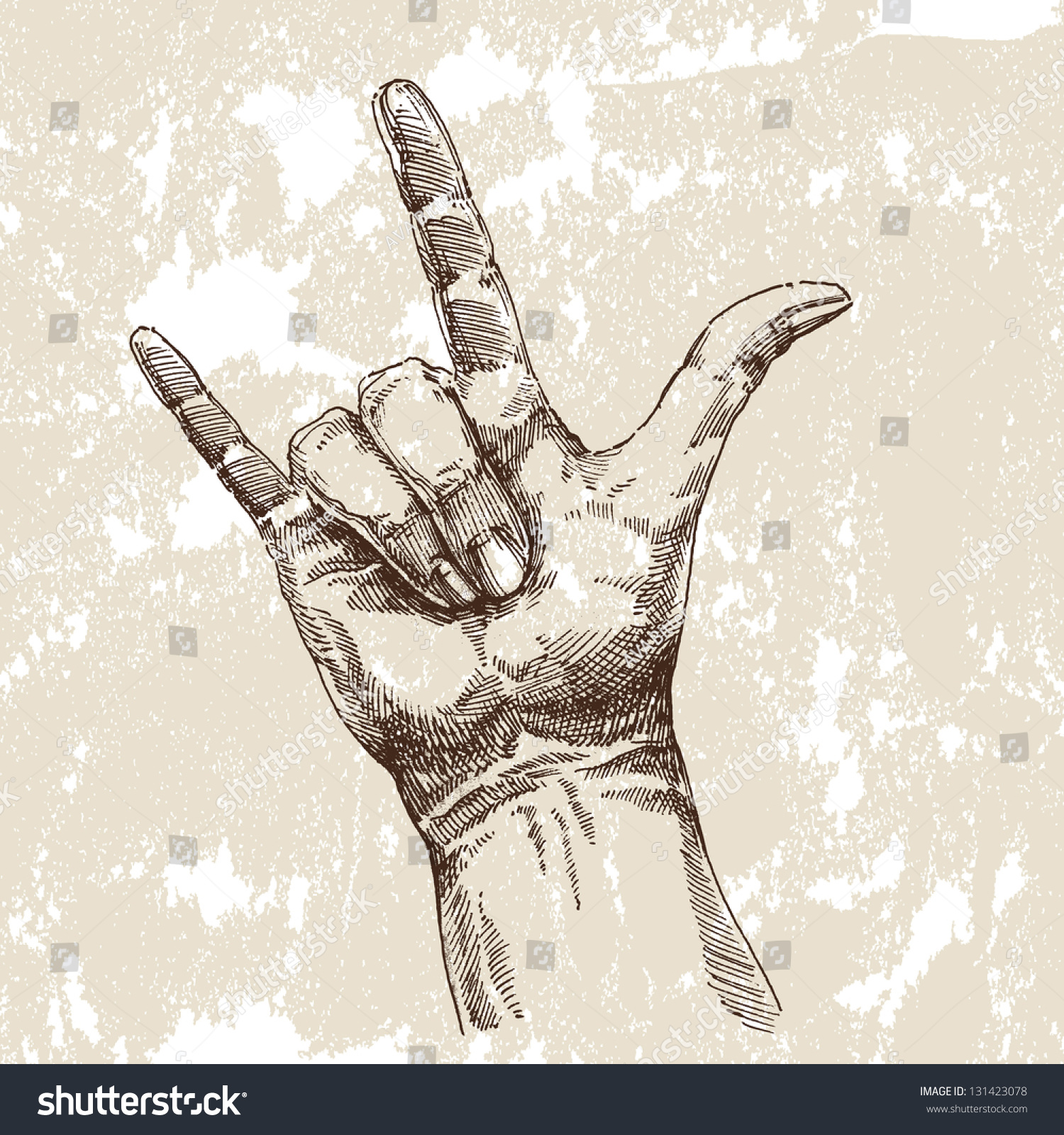 Hand. Drawing Vector - 131423078 : Shutterstock