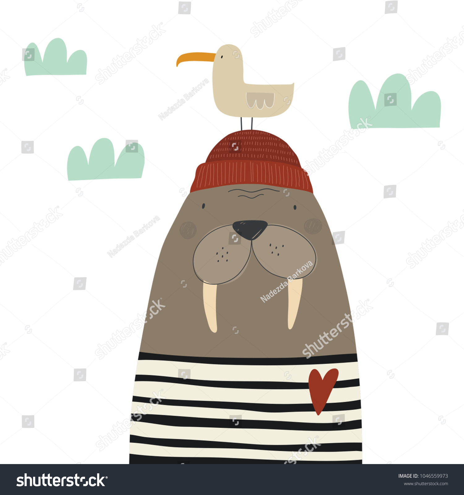 Walrus Stock Vectors Images Vector Art Shutterstock