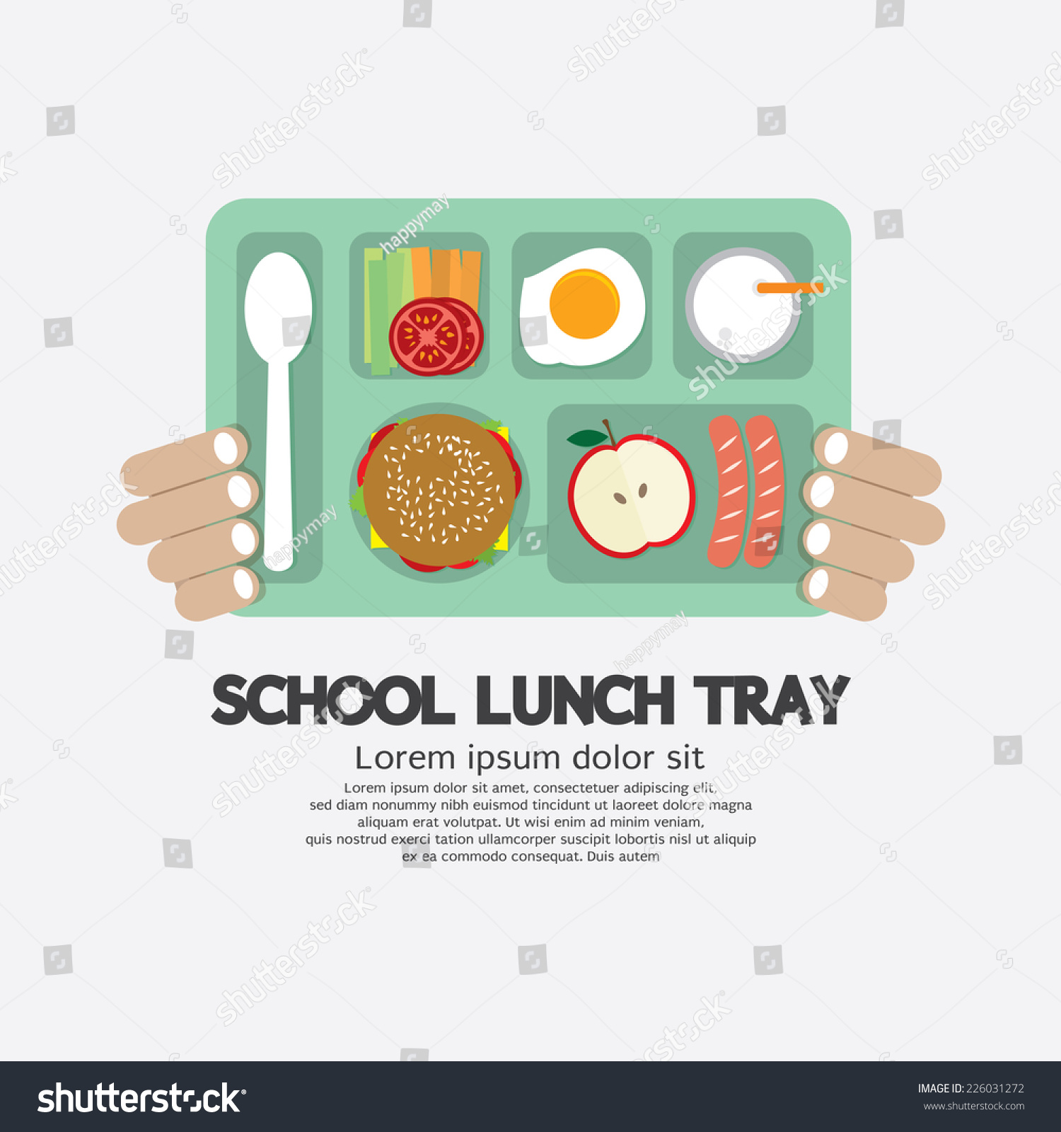 free clipart school lunch tray - photo #49