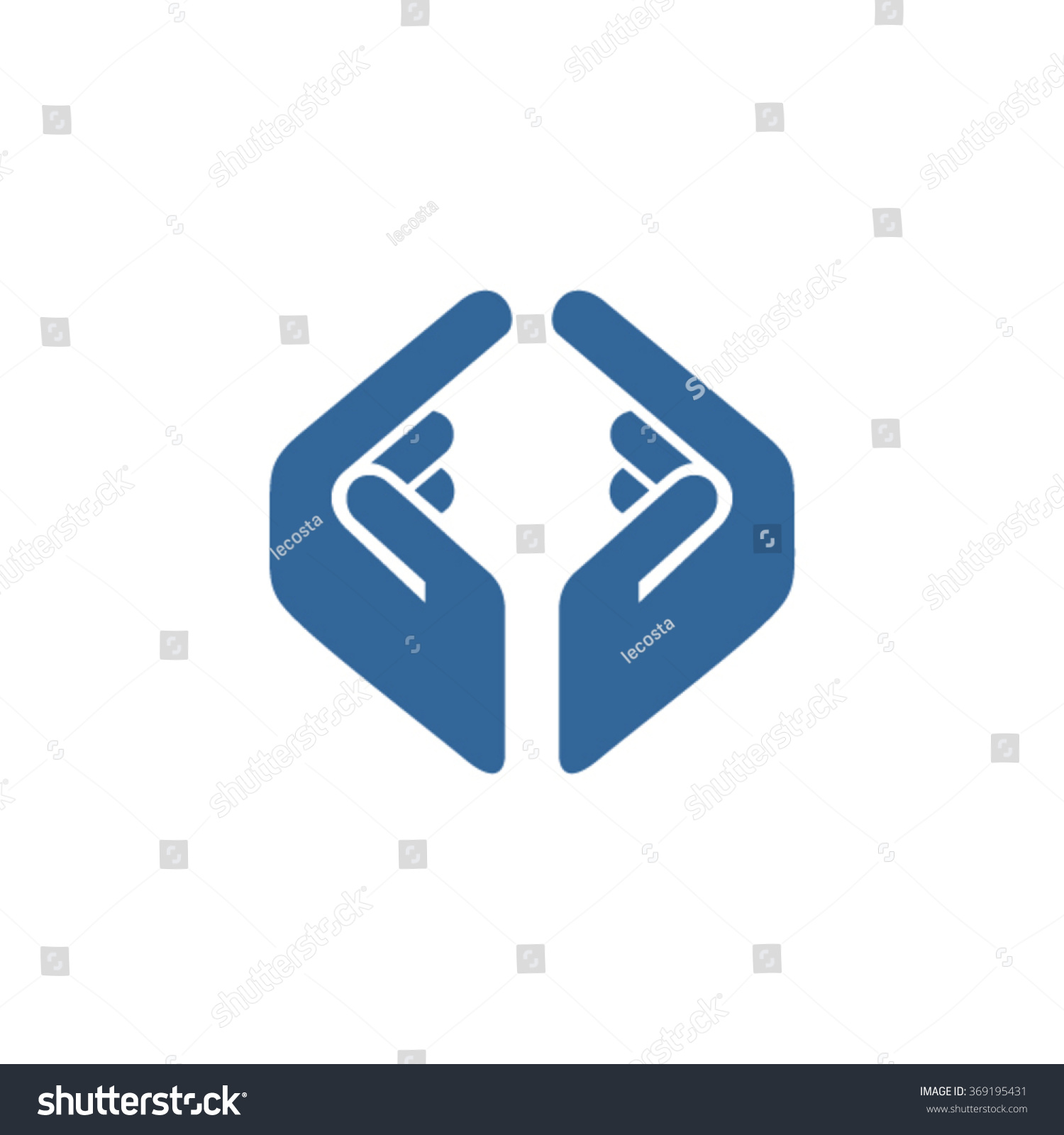 Hand Logo Stock Vector Illustration 369195431 : Shutterstock