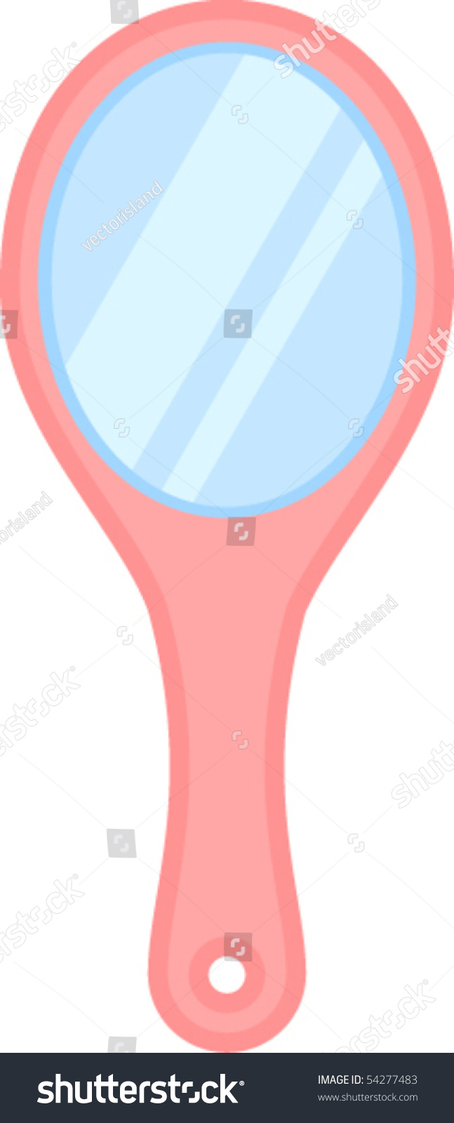 Hand Mirror Stock Vector Illustration 54277483 : Shutterstock