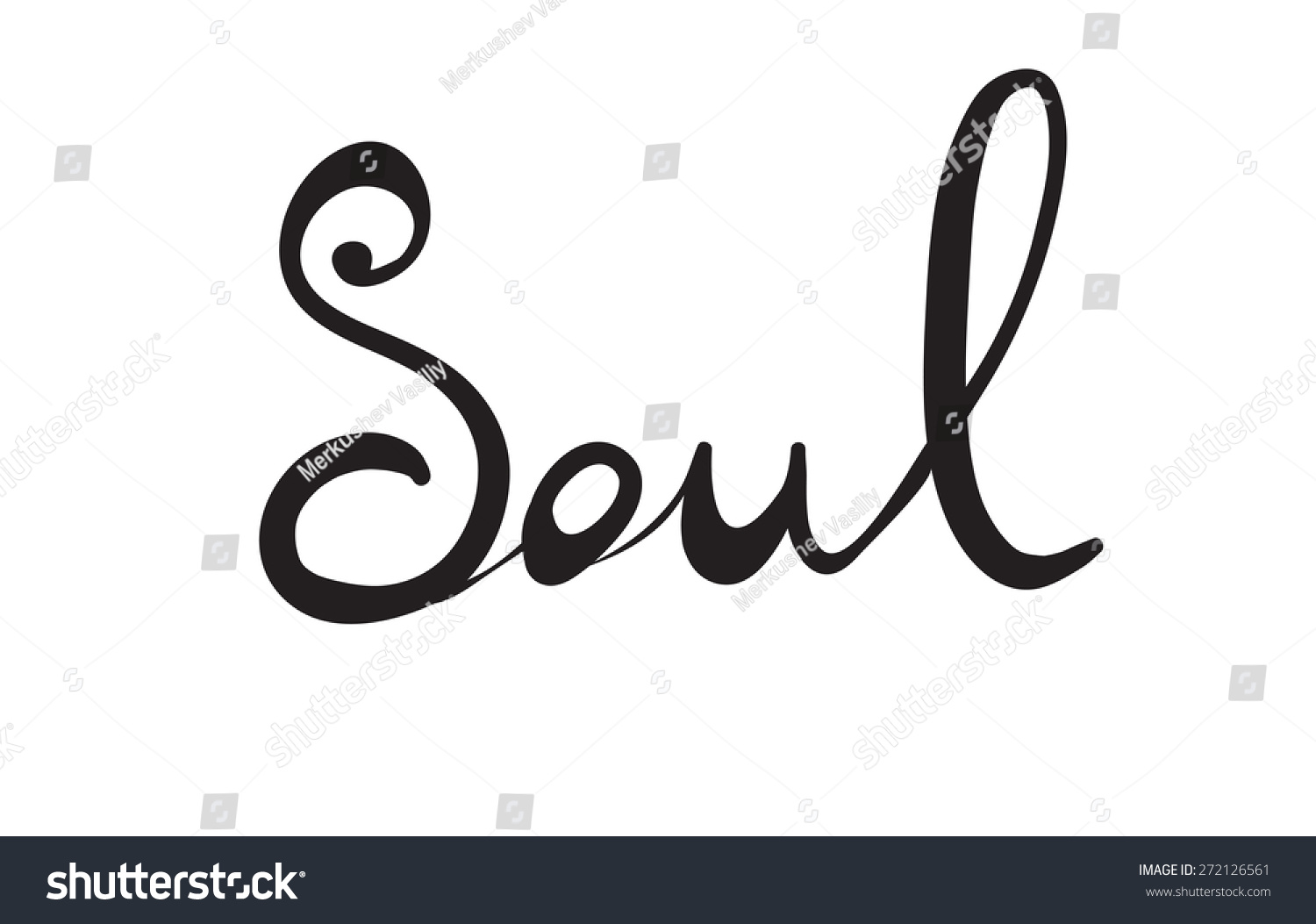 hand-written-word-soul-lettering-vector-illustration-272126561-shutterstock