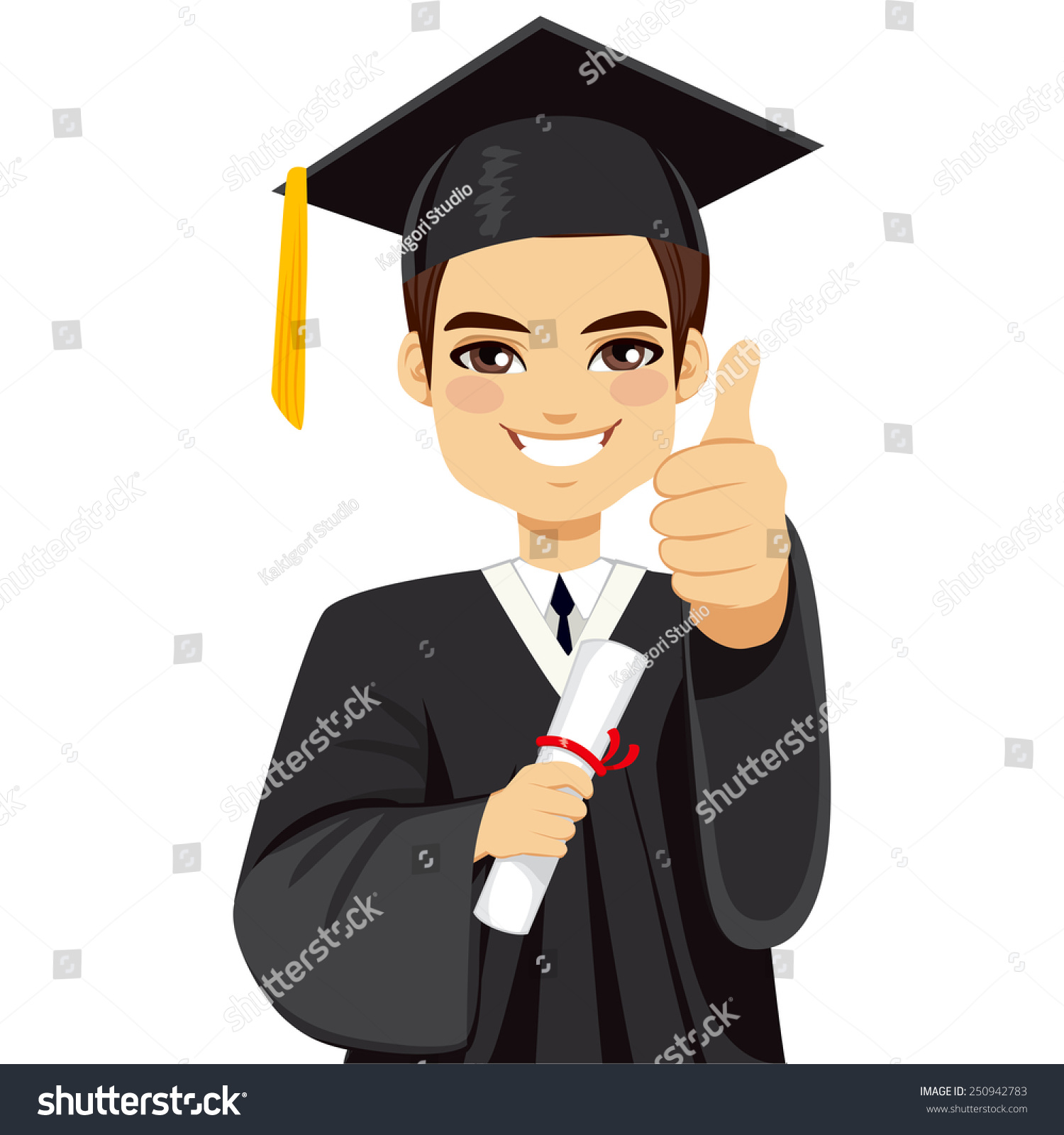 stock-vector-happy-brown-haired-boy-on-graduation-day-with-diploma-and-making-thumbs-up-hand-gesture-250942783.jpg