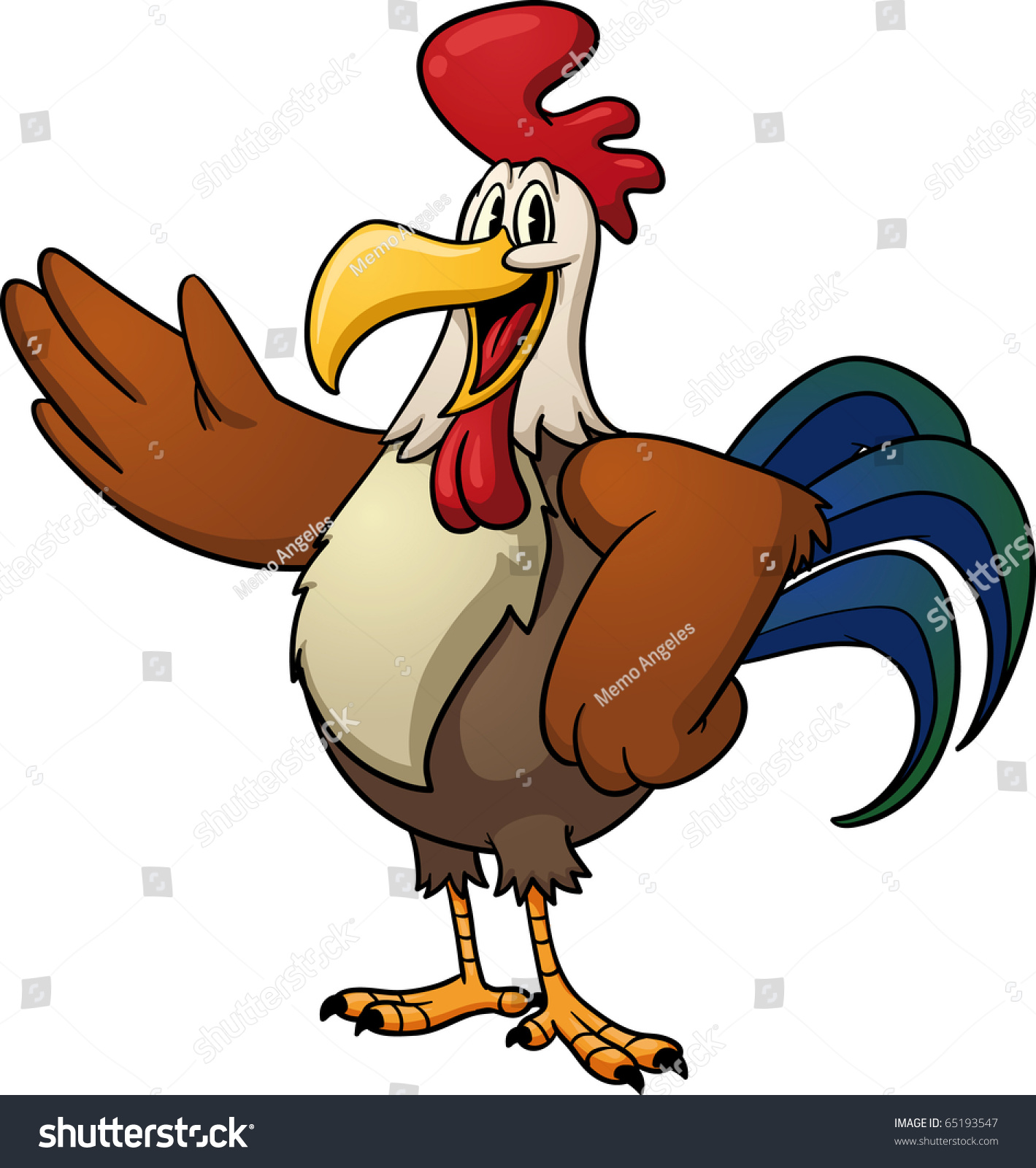 rooster animation clipart - photo #38