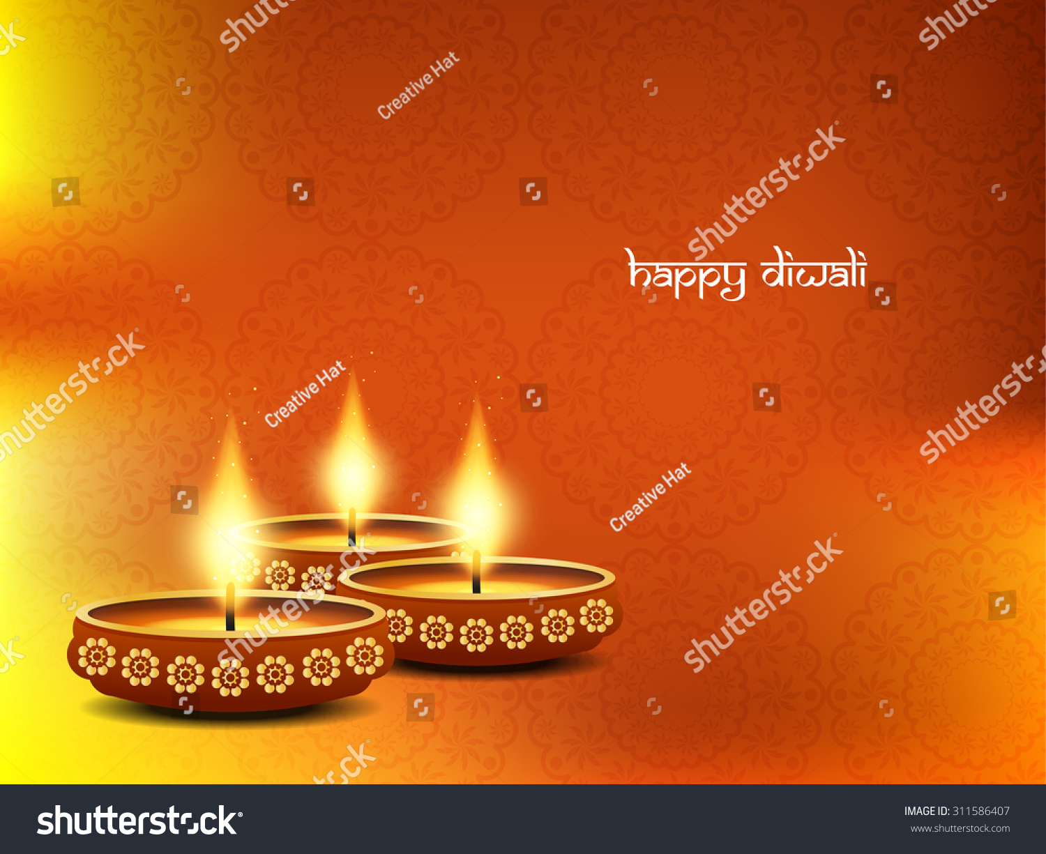 Happy Diwali elegant vector background design Happy Diwali elegant vector background design