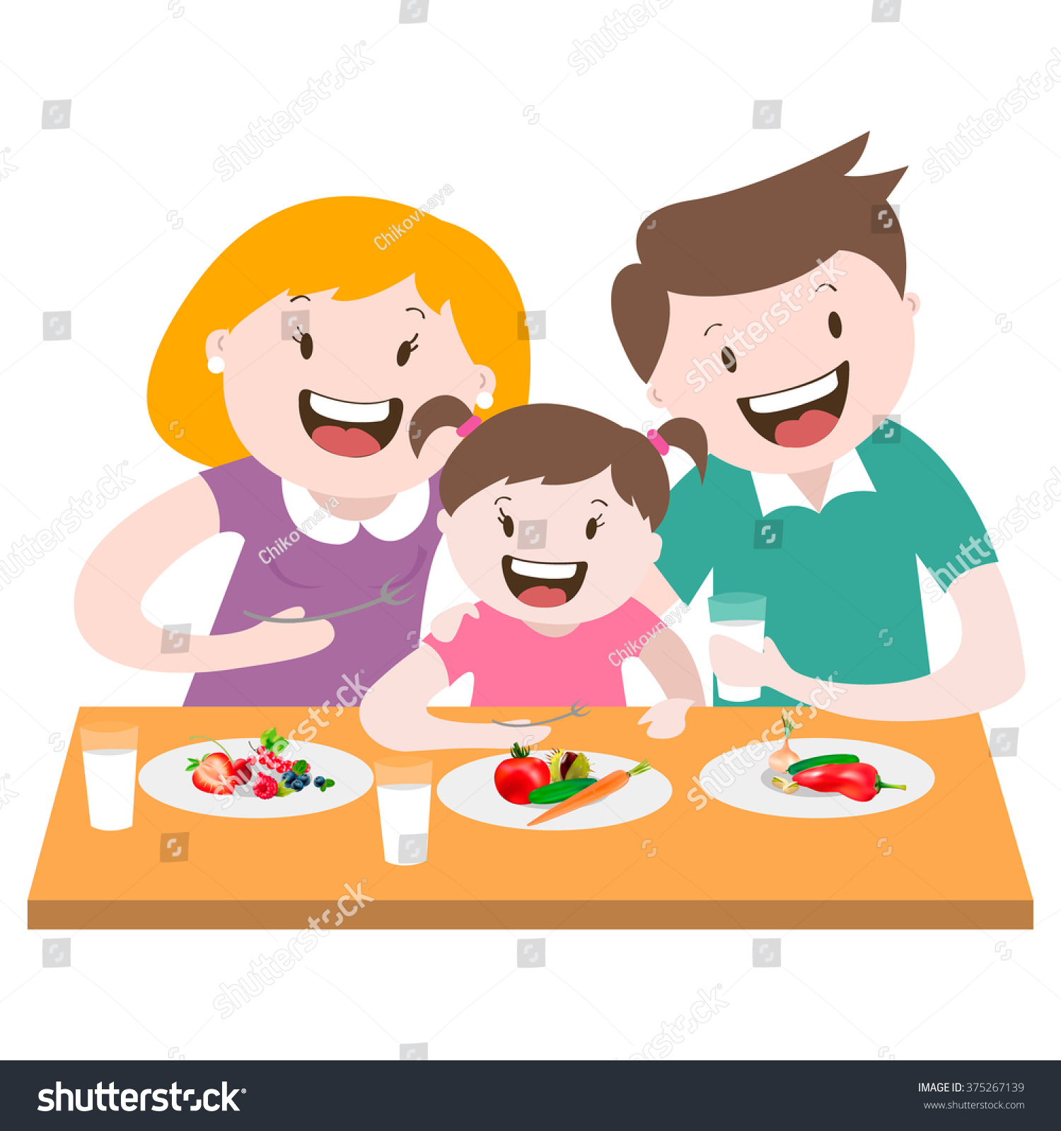 family dinner clip art - photo #31