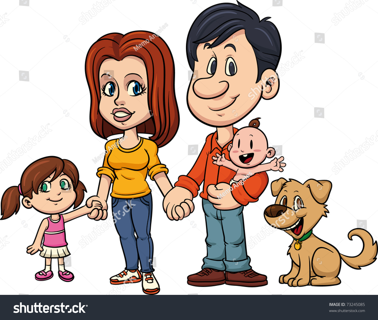 clipart of nuclear family - photo #41