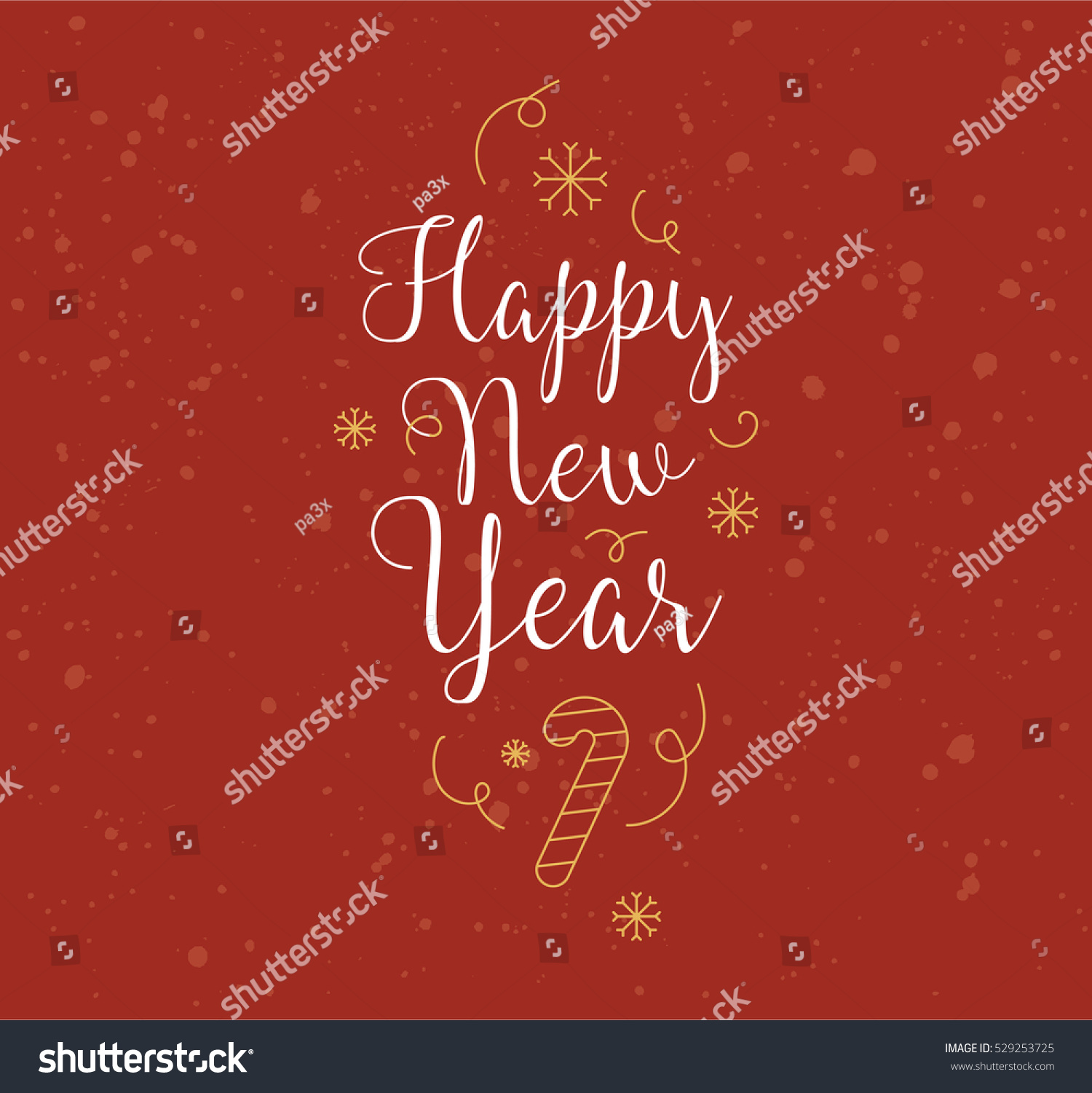 Happy New Year 2017 Text Design. Vector Logo, Typography. Usable As Banner, Greeting Card, Gift