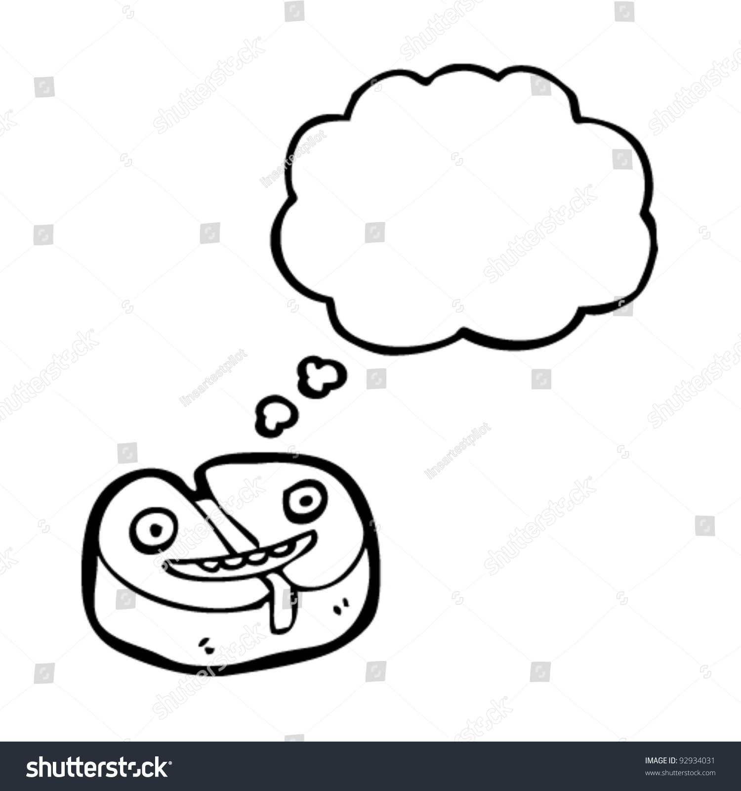 Happy Pill Cartoon Stock Vector 92934031 - Shutterstock