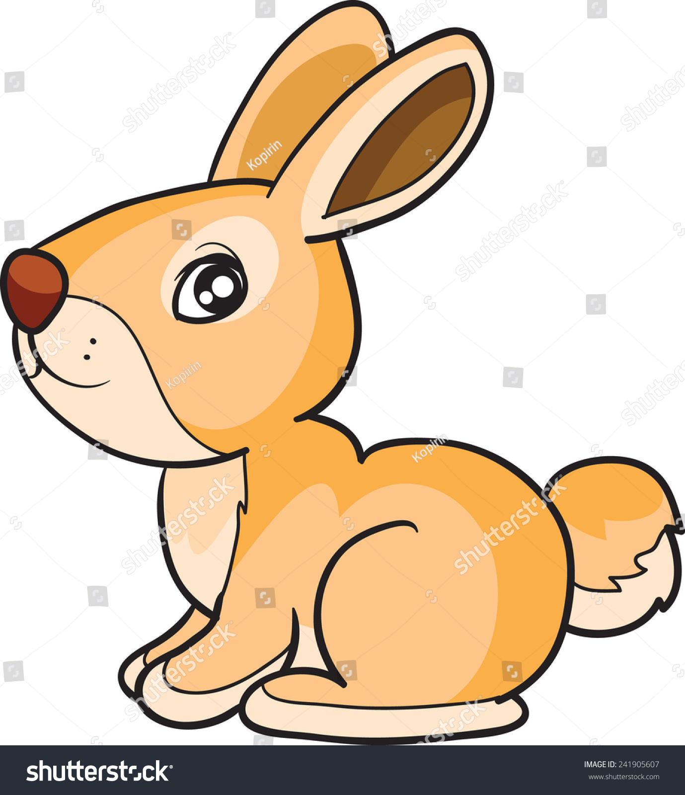 Hare Illustration vectorielle libre de droits 241905607 : Shutterstock