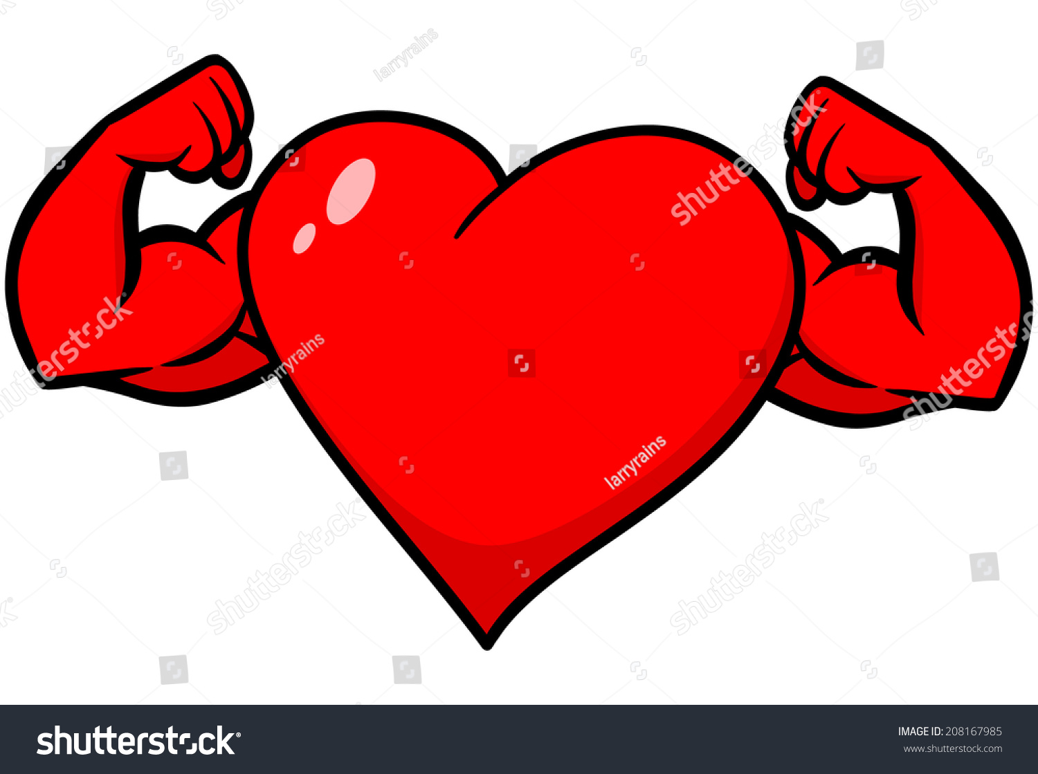 free strong heart clipart - photo #15