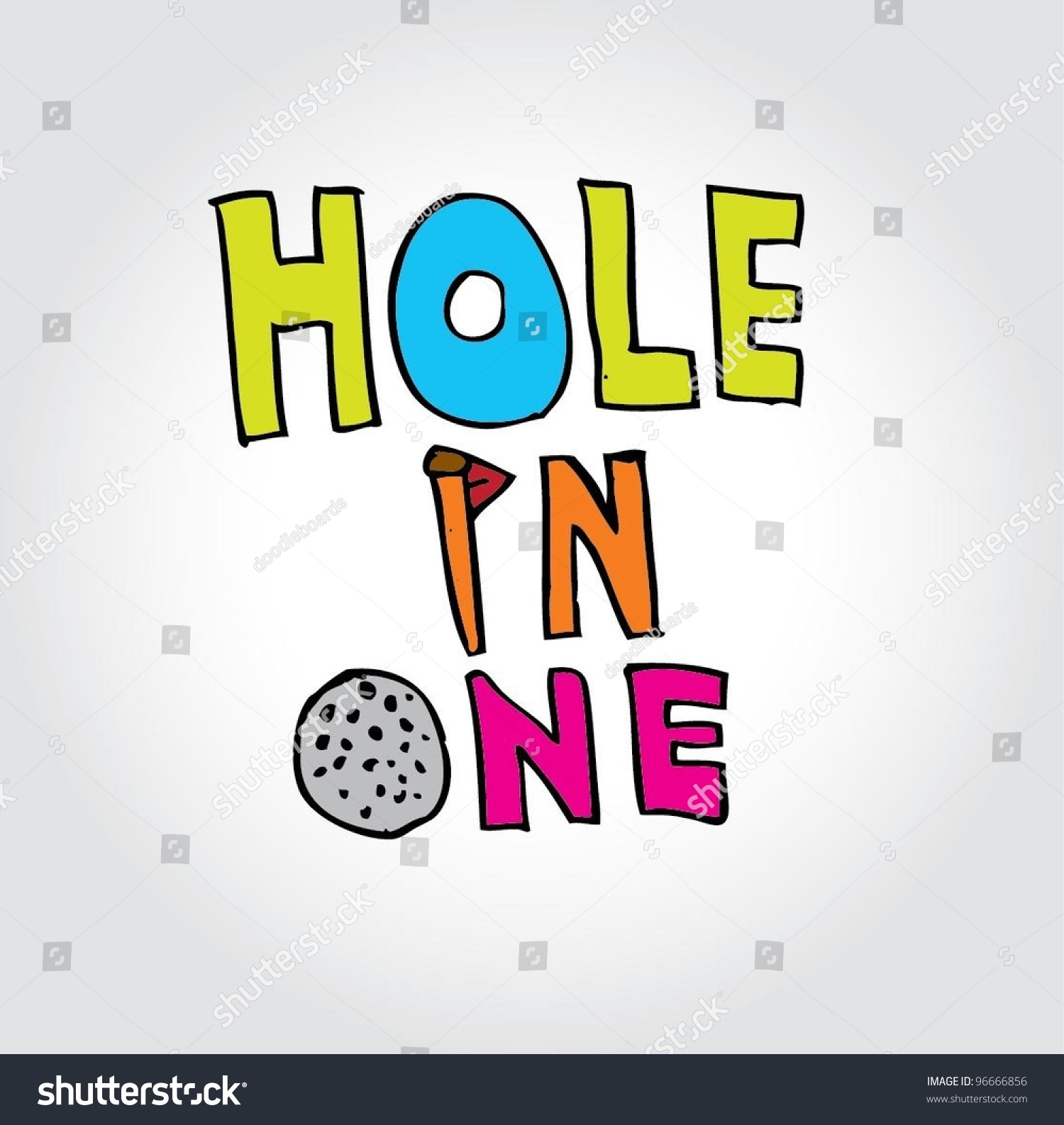 free golf hole in one clip art - photo #5