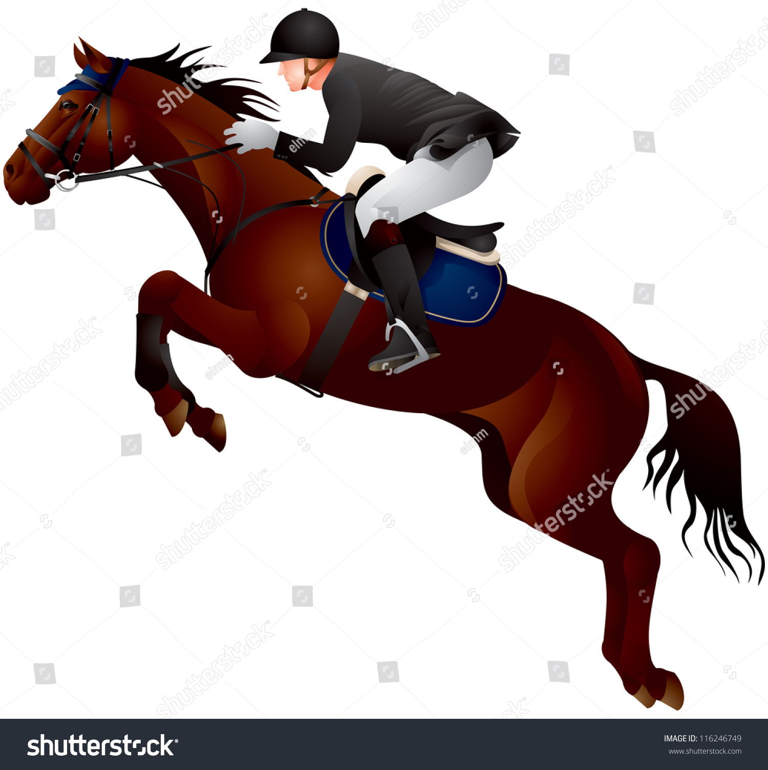 clipart show jumping horses - photo #21