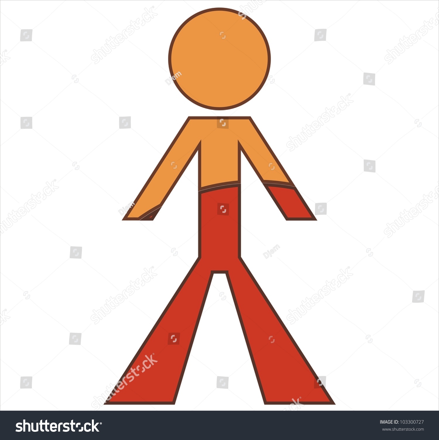 Human Stock Vector Illustration 103300727 : Shutterstock