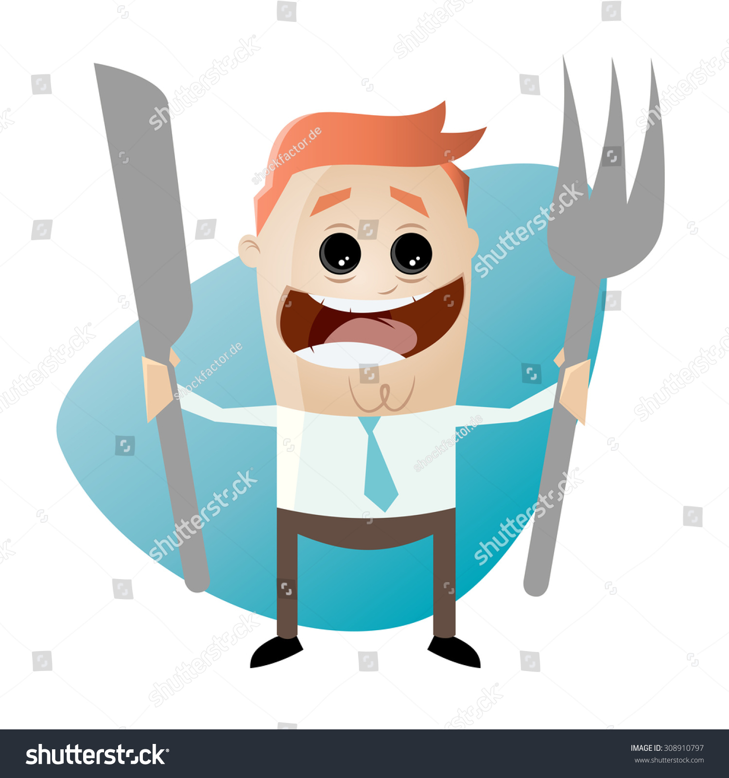 hungry man clipart - photo #14
