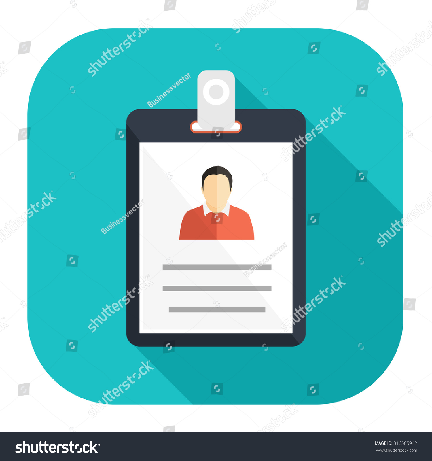 Id Cards Icon Stock Vector 316565942 - Shutterstock