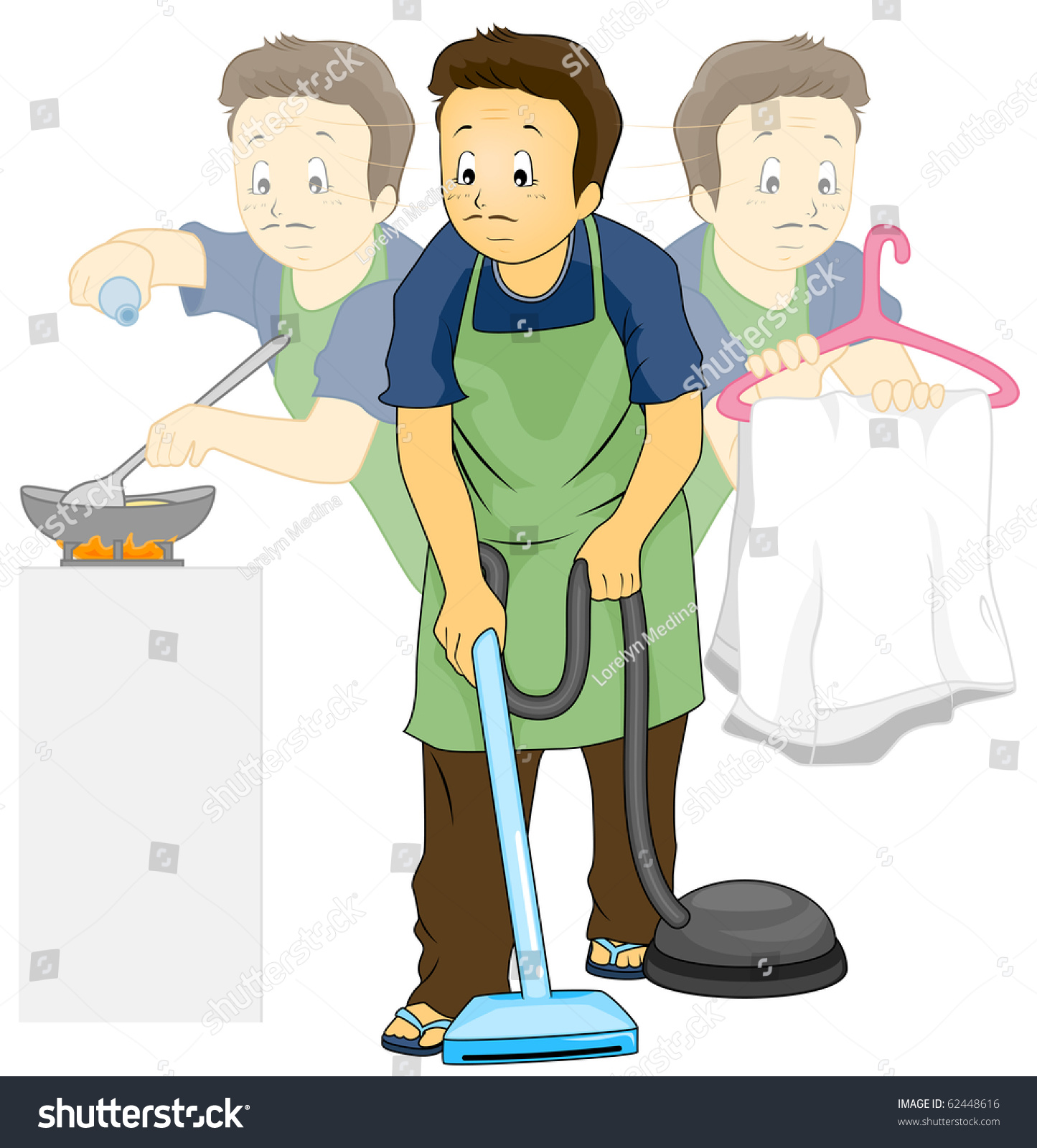 clipart man doing housework - photo #6