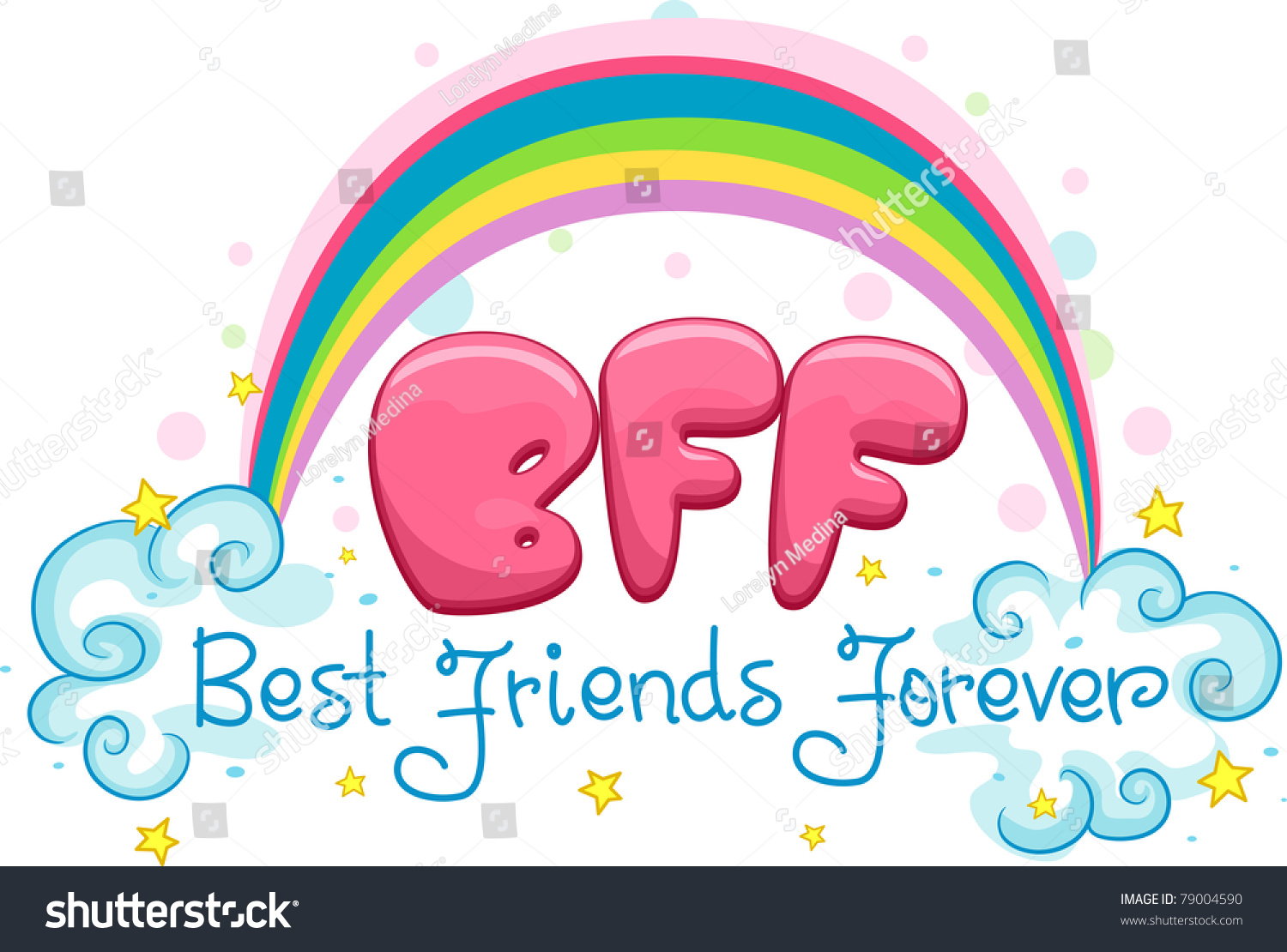 illustration-featuring-words-best-friends-forever-stock-vector-79004590