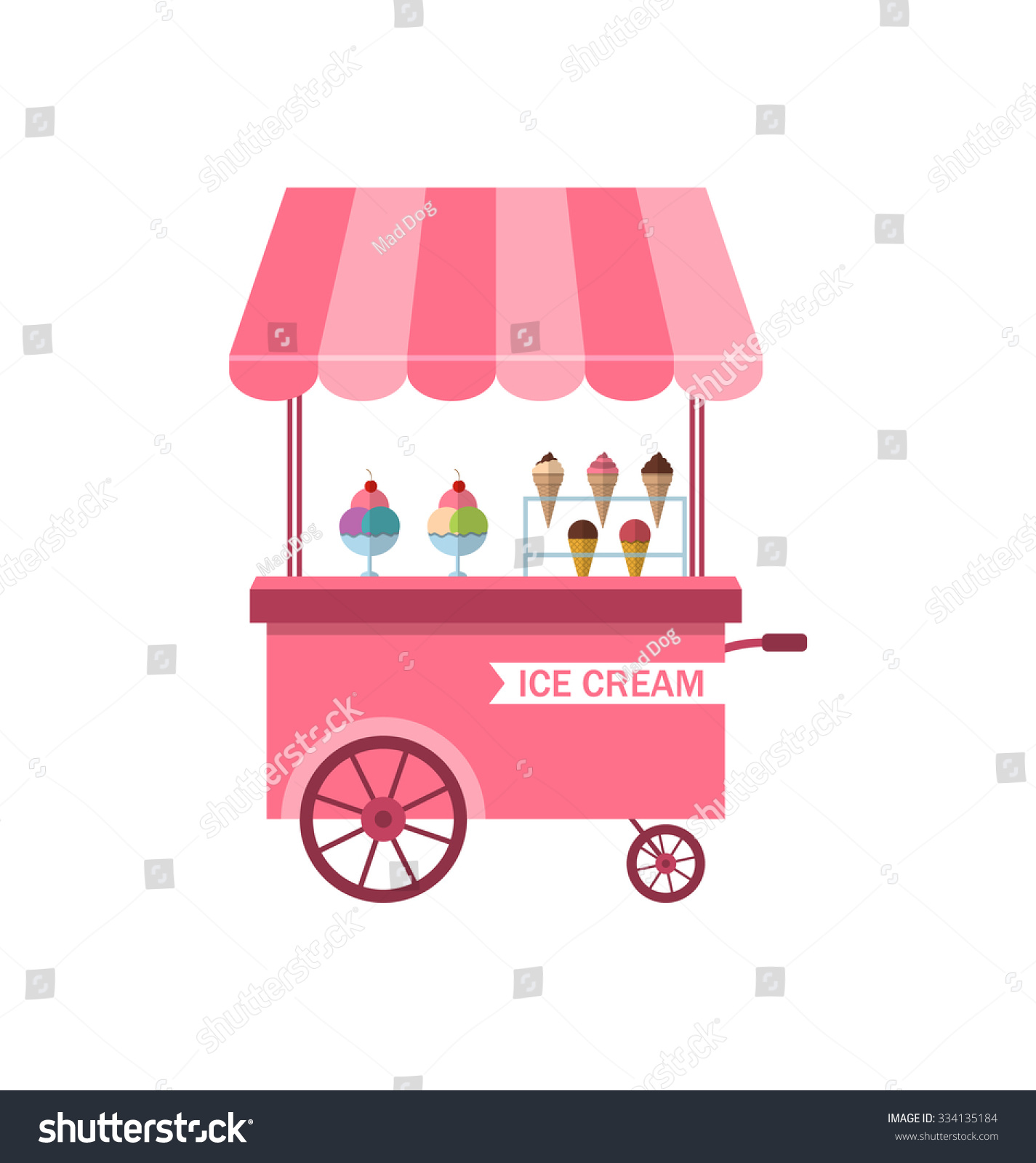 ice cream cart clipart - photo #20