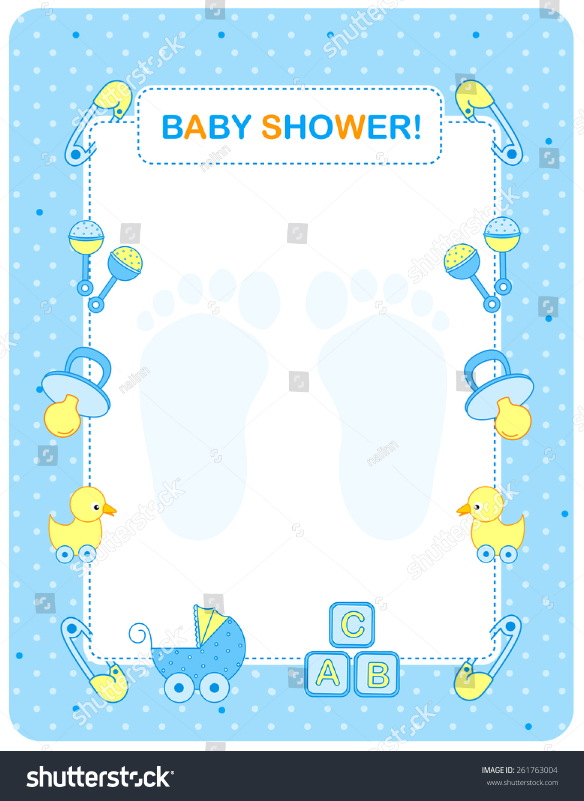 baby shower invitation border clip art - photo #48
