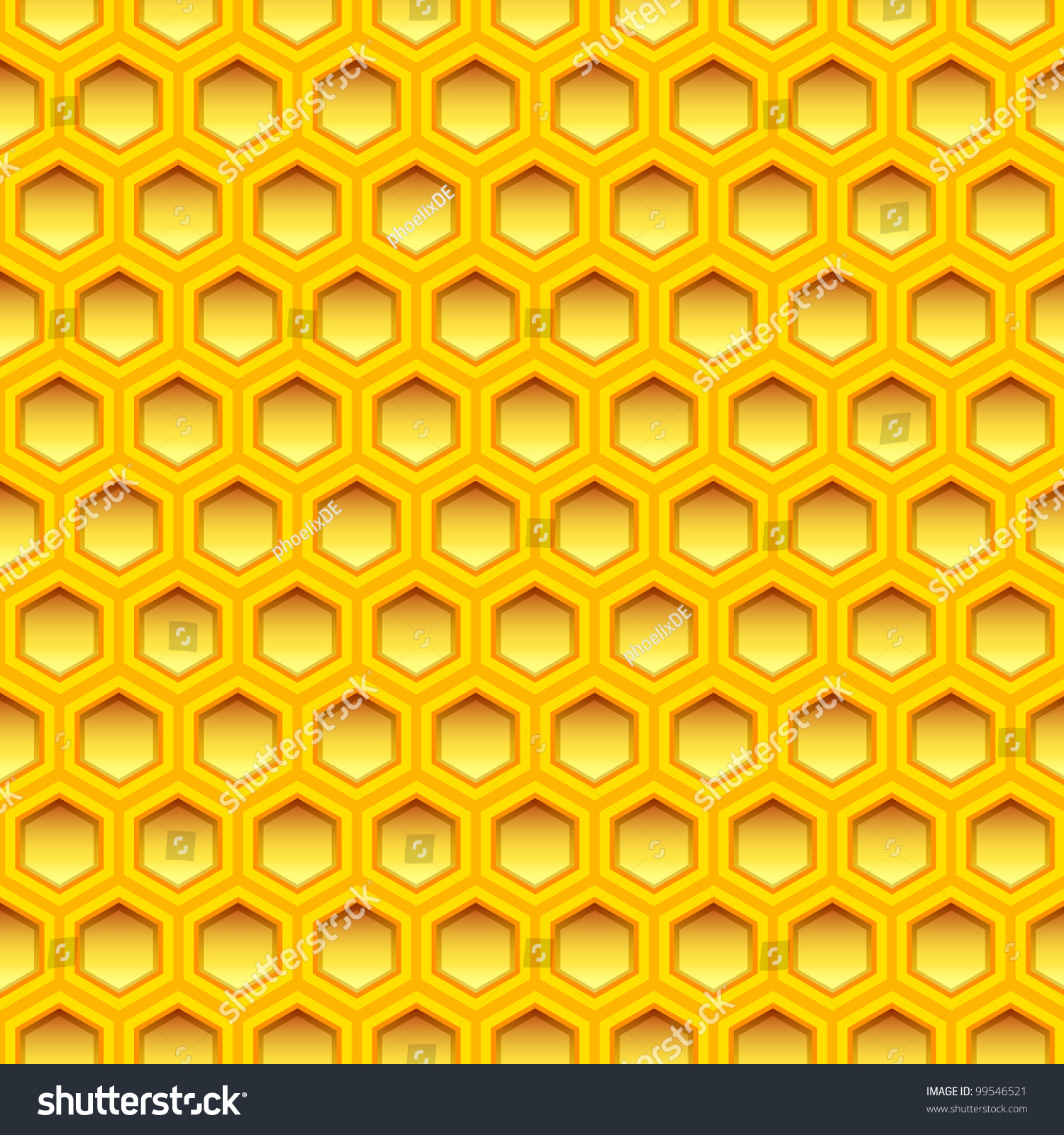 Illustration Honeycomb Texture Seamless Pattern Stock Vector Royalty