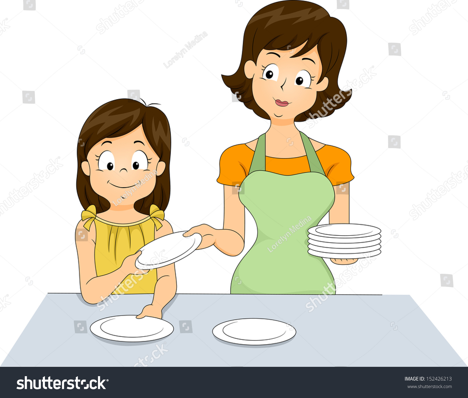 mother cleaning clipart - photo #35