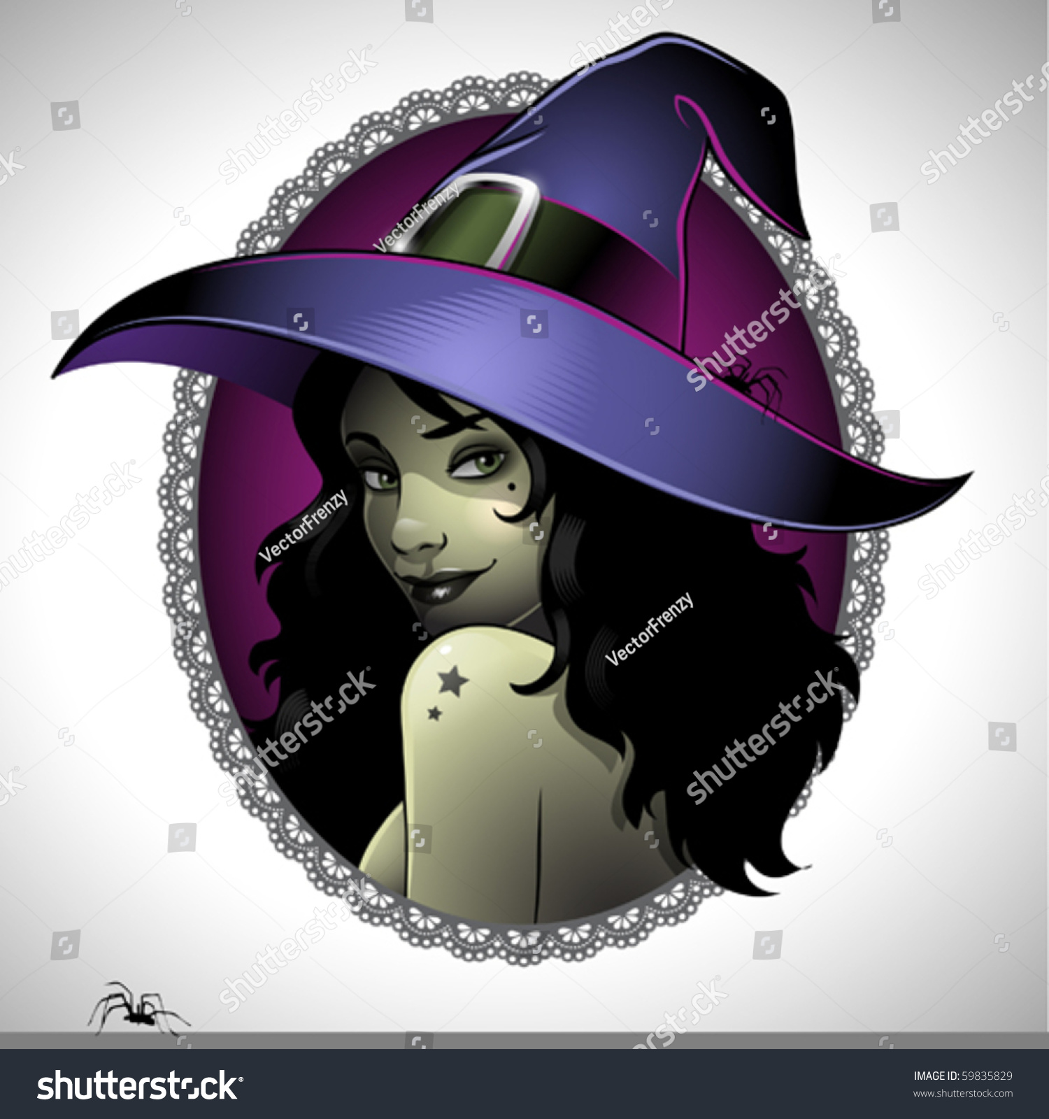 sexy witch figure